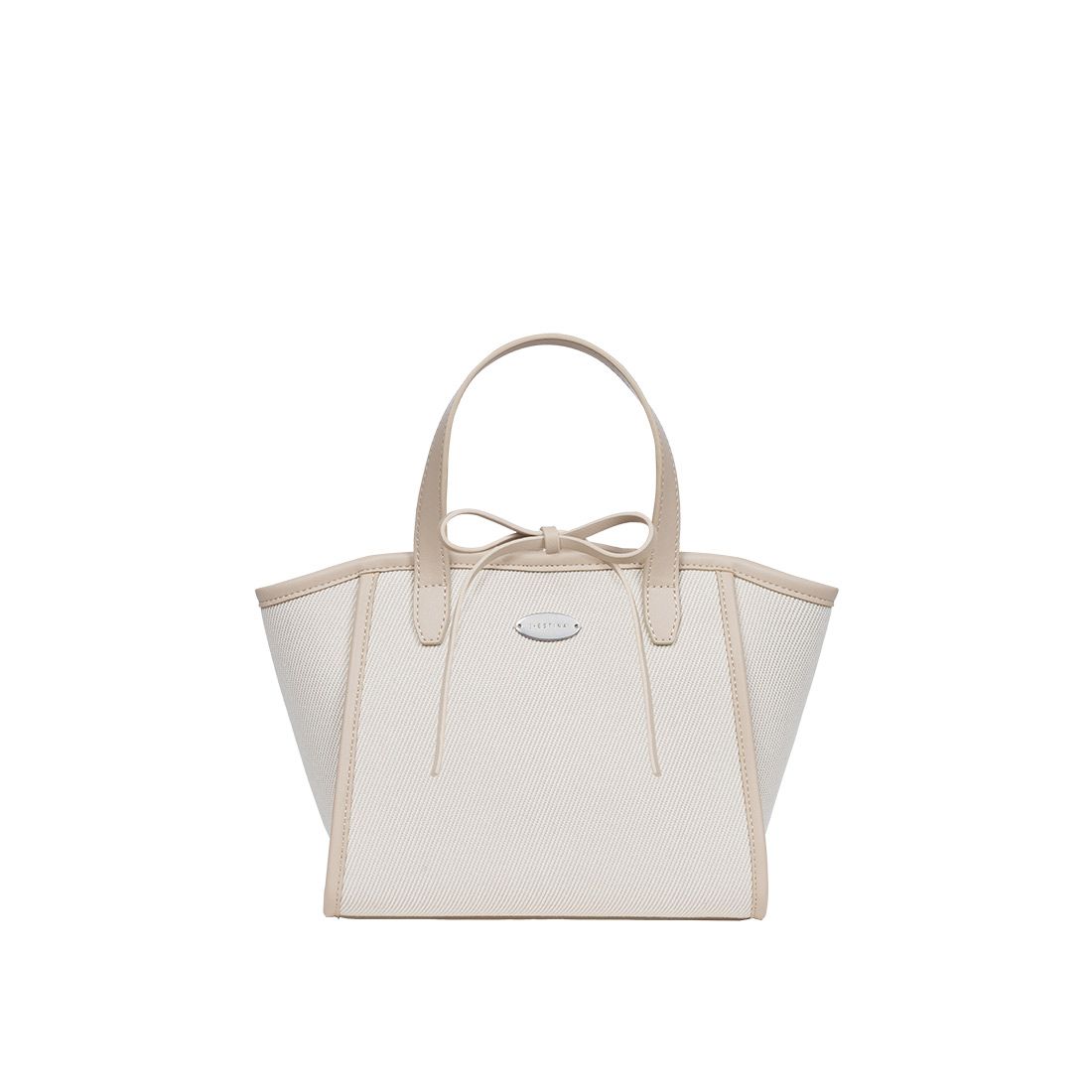 J.ESTINA ● FASCIAキャンバス SMトートバッグ Ivory アイユーの J.ESTINA ☆FASCIAキャンバスSMトートバッグ (J