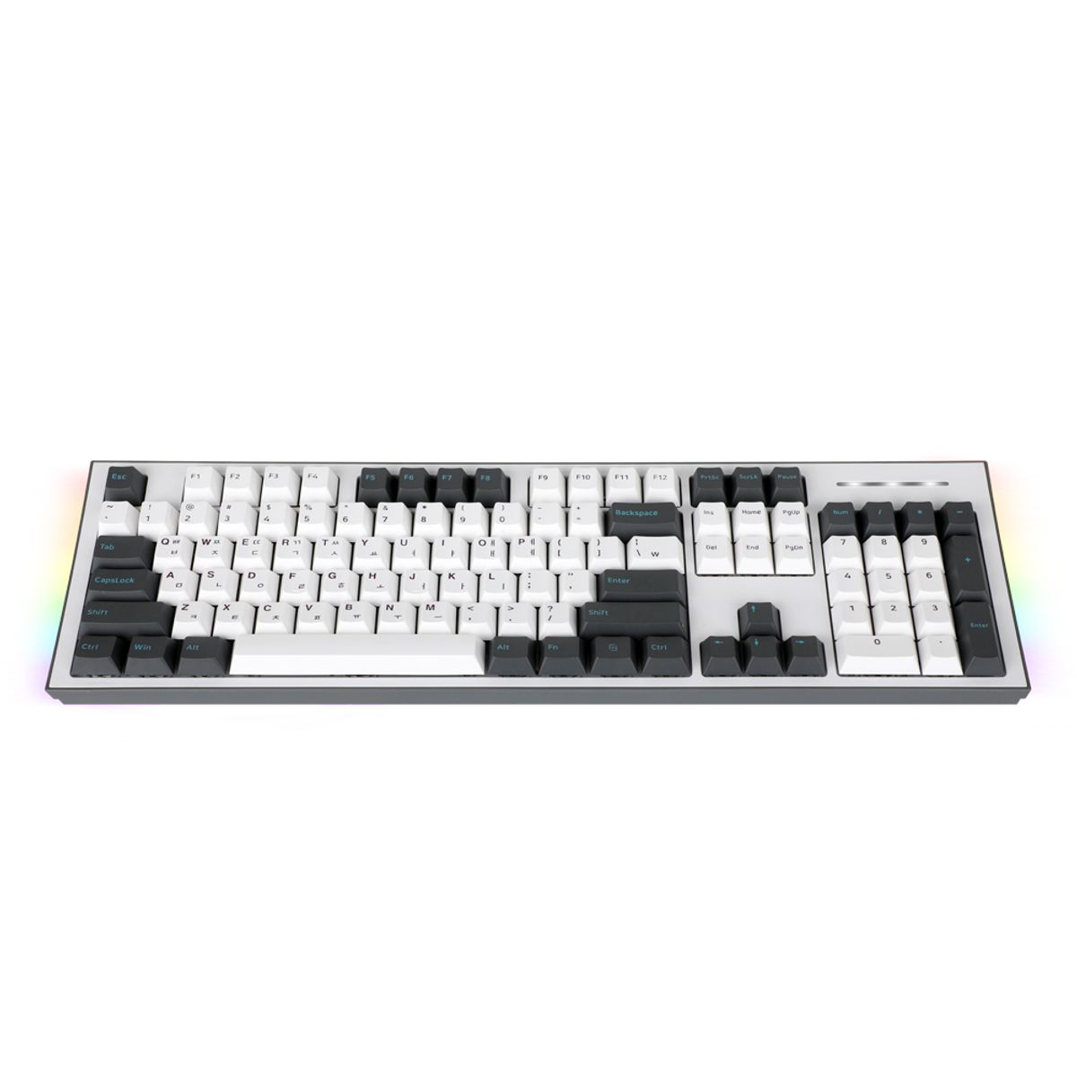 콕스(COX) CK01 PBT 이색사출 사이드 RGB 기계식 키보드