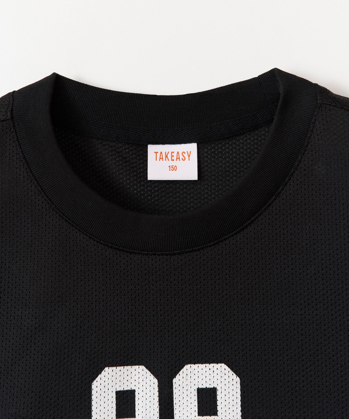 테이크이지 키즈(TAKEASY KIDS) 메쉬 풋볼 오버 저지 (블랙)