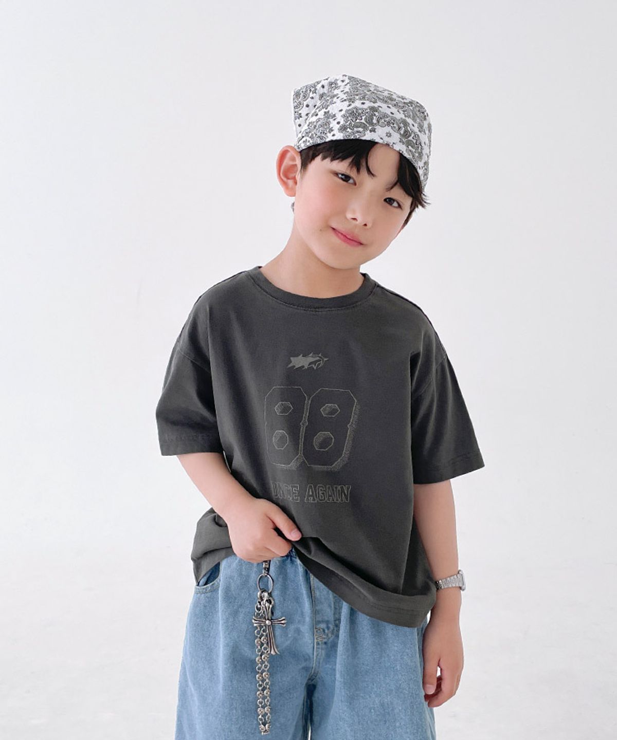 베리클로젯(BERRYCLOSET) 락스타 피그먼트 반팔티