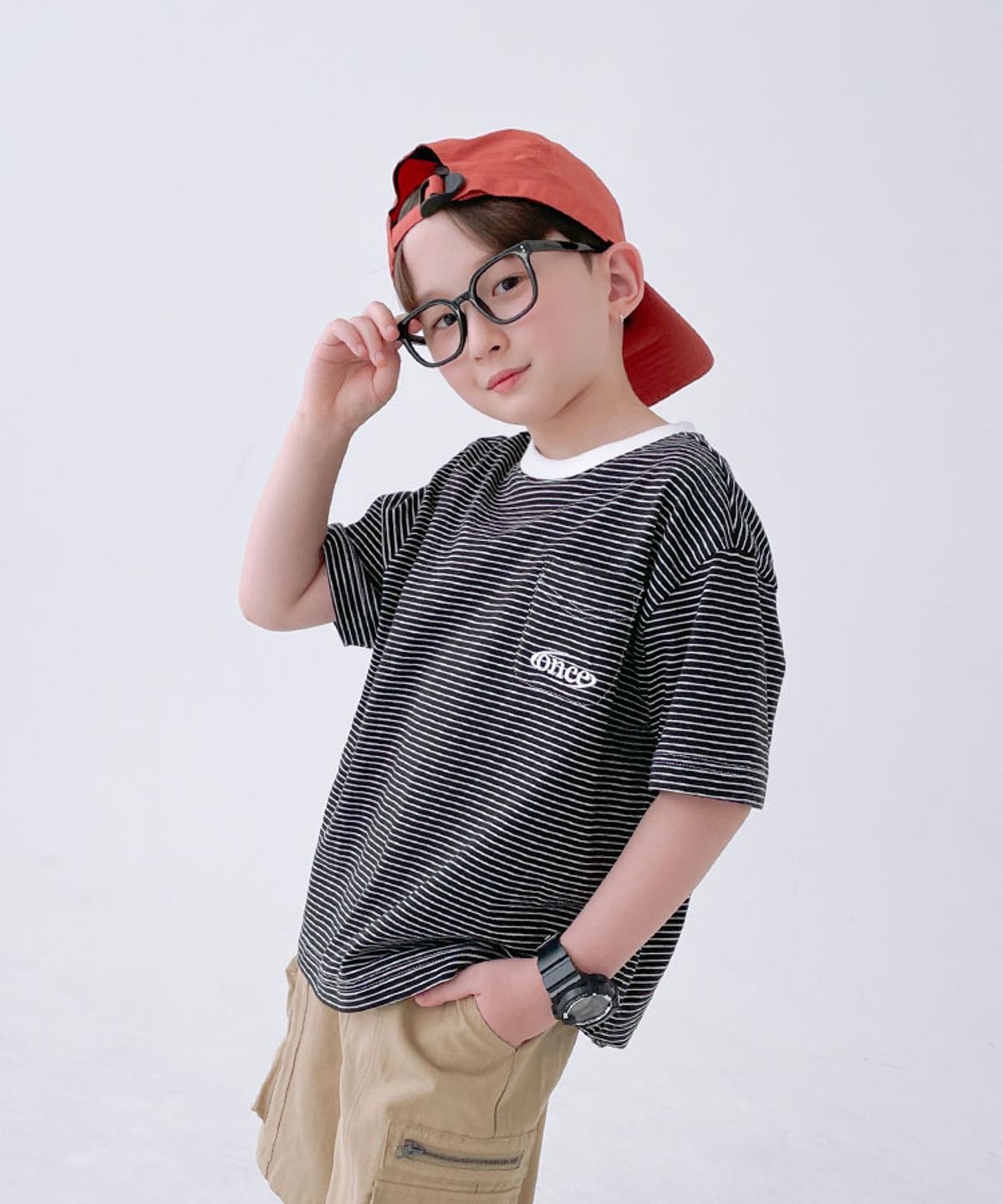 베리클로젯(BERRYCLOSET) 베이직 포켓 ST 반팔티