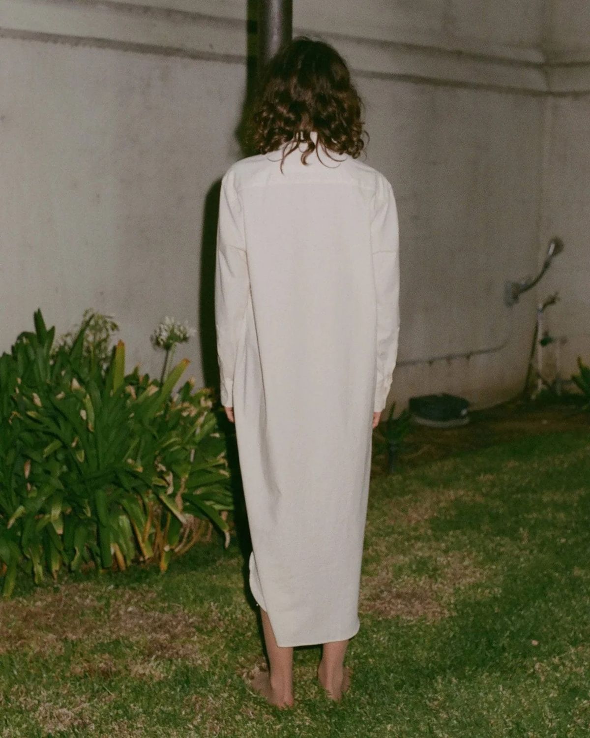 베이스레인지(BASERANGE) OLE SHIRT DRESS (ORGANIC COTTON)