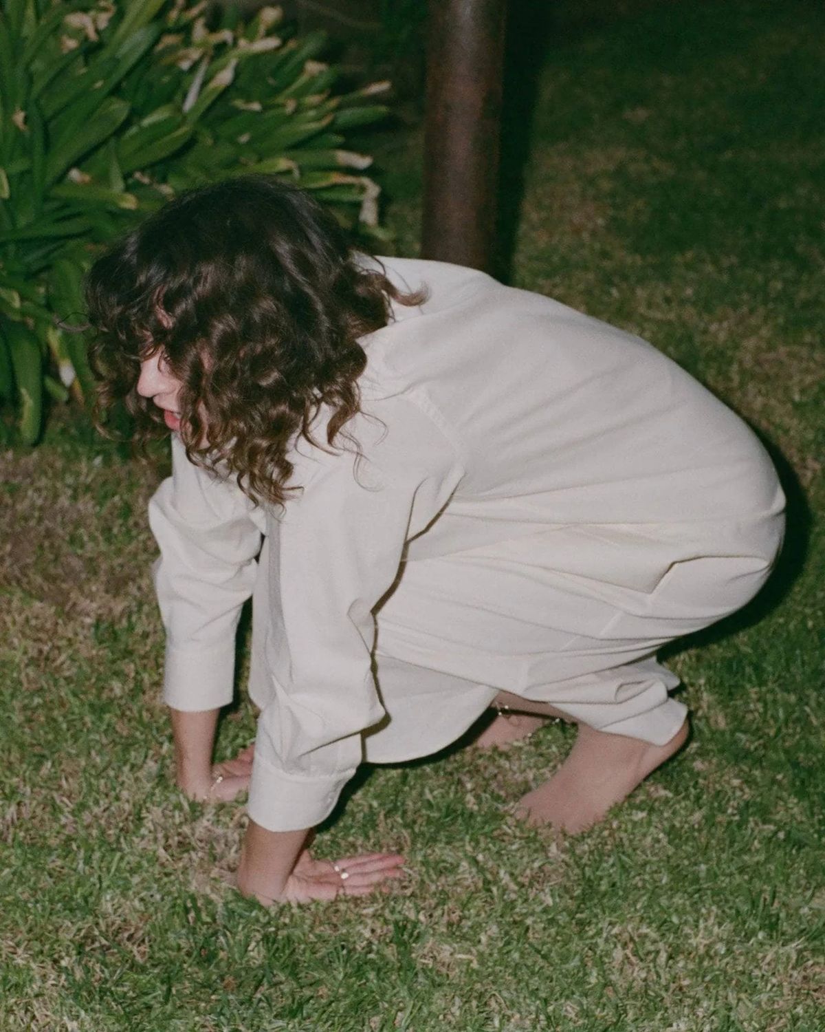베이스레인지(BASERANGE) OLE SHIRT DRESS (ORGANIC COTTON)