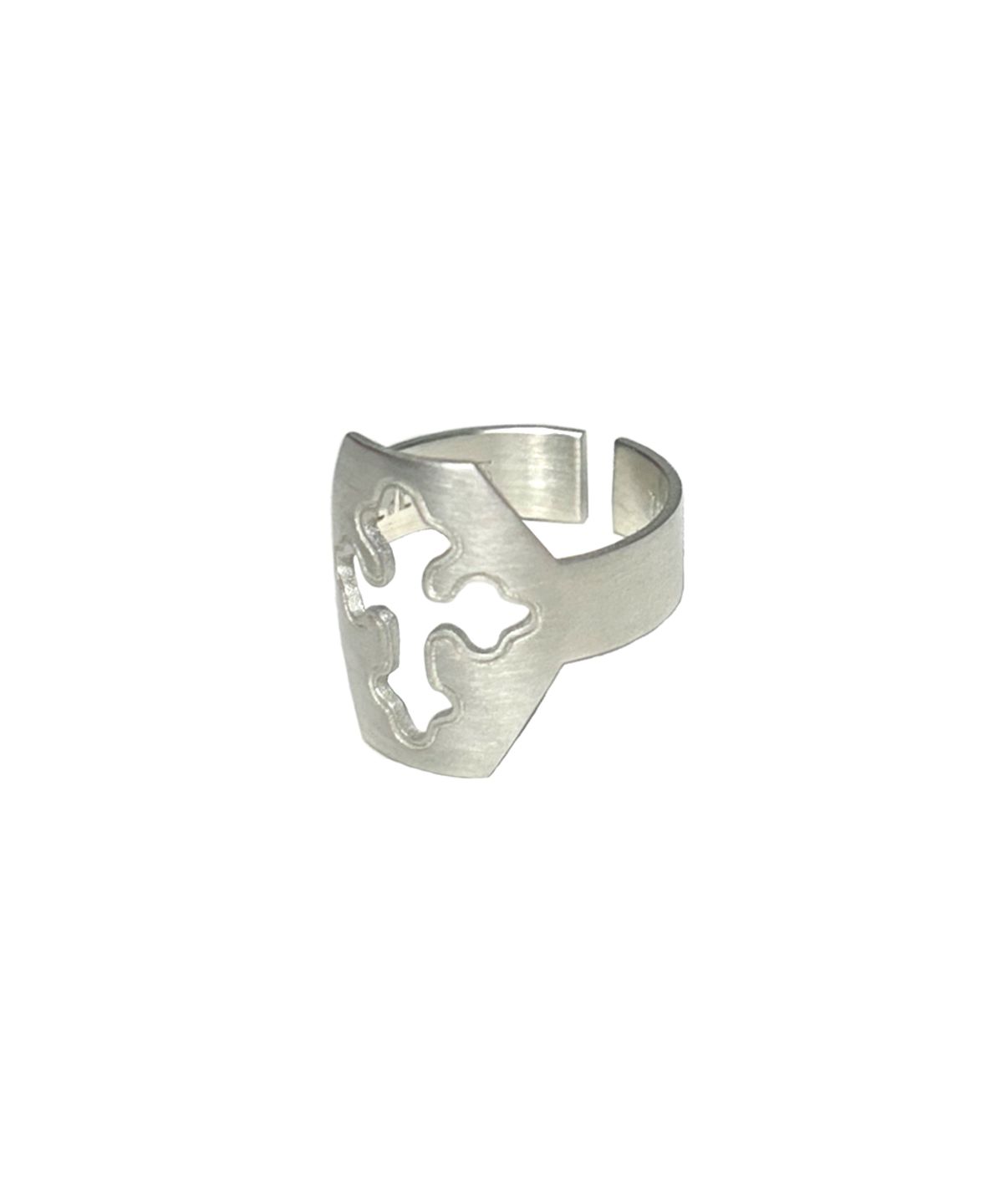 땡스메시아(THANKS MESSIA) CROSS MY HEART OPEN RING M