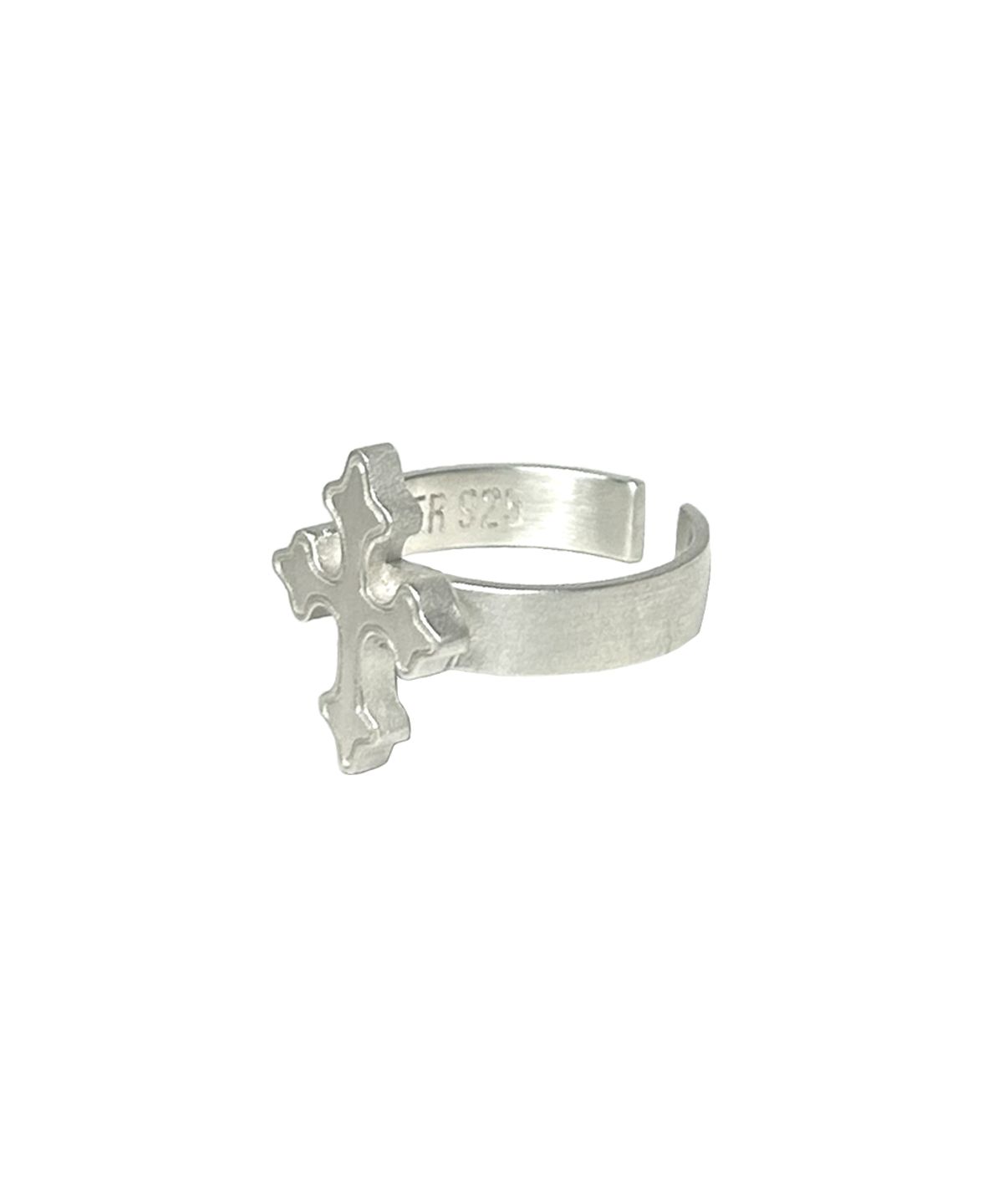 땡스메시아(THANKS MESSIA) CROSS MY HEART OPEN RING W