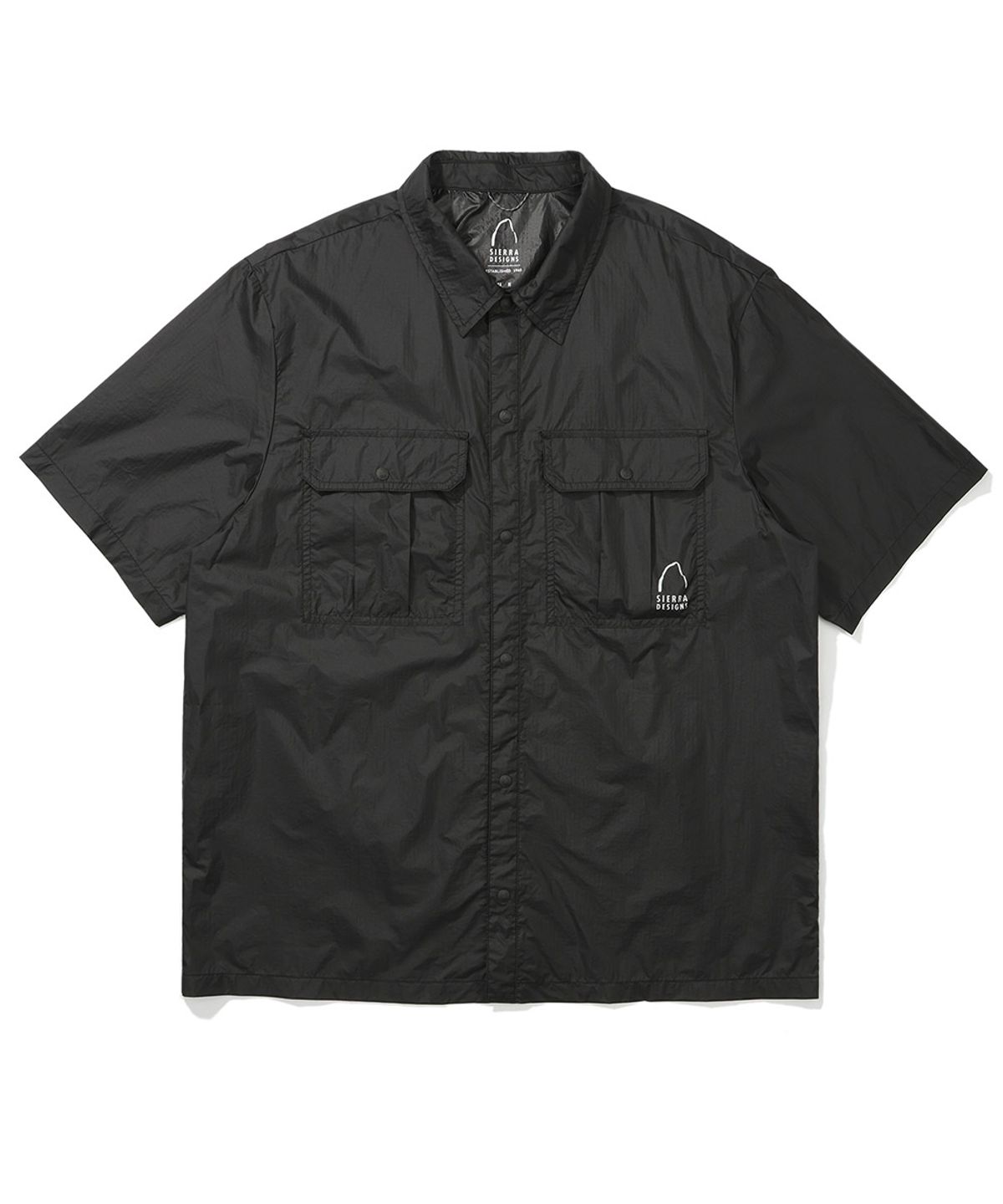 시에라디자인(SIERRA DESIGNS) 로웰(ROWELL) 경량 반팔 셔츠 BLACK