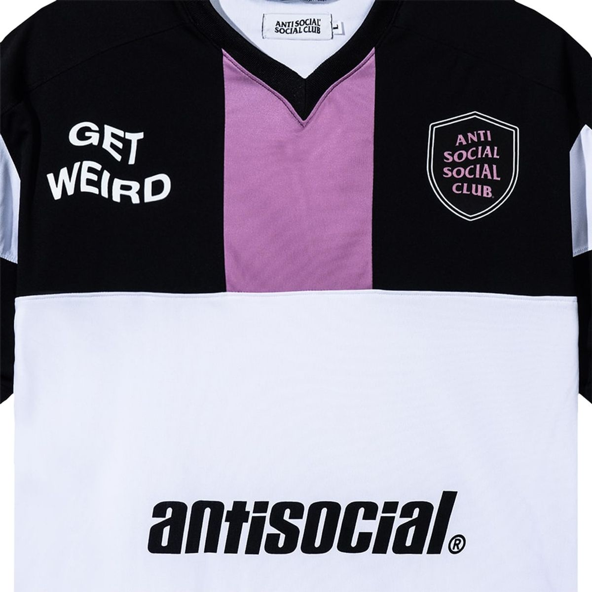 안티 소셜 소셜 클럽(ANTI SOCIAL SOCIAL CLUB) 겟 위어드 사커 져지 화이트