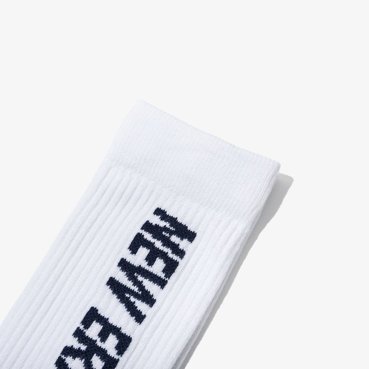 뉴에라(NEW ERA) 뉴에라 스크립트 크루 삭스 2팩 블랙/화이트 14475418
