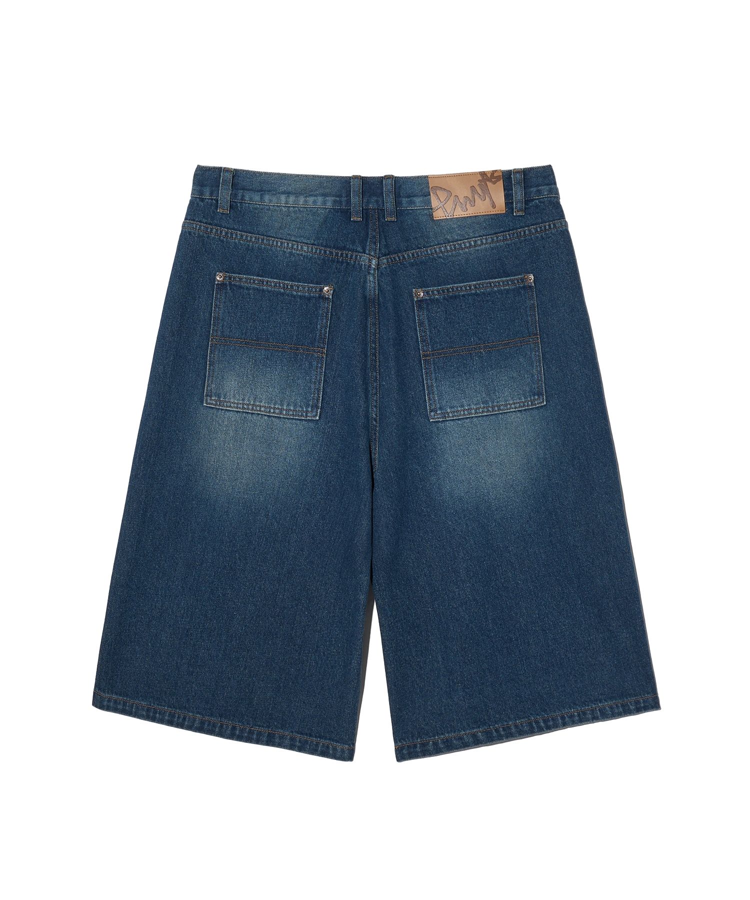 ★ Phyps Department★ Washed Bermuda Denim Shorts Blue PFM1 MUSINSA | PHYPS Washed Bermuda Denim Shorts_Blue