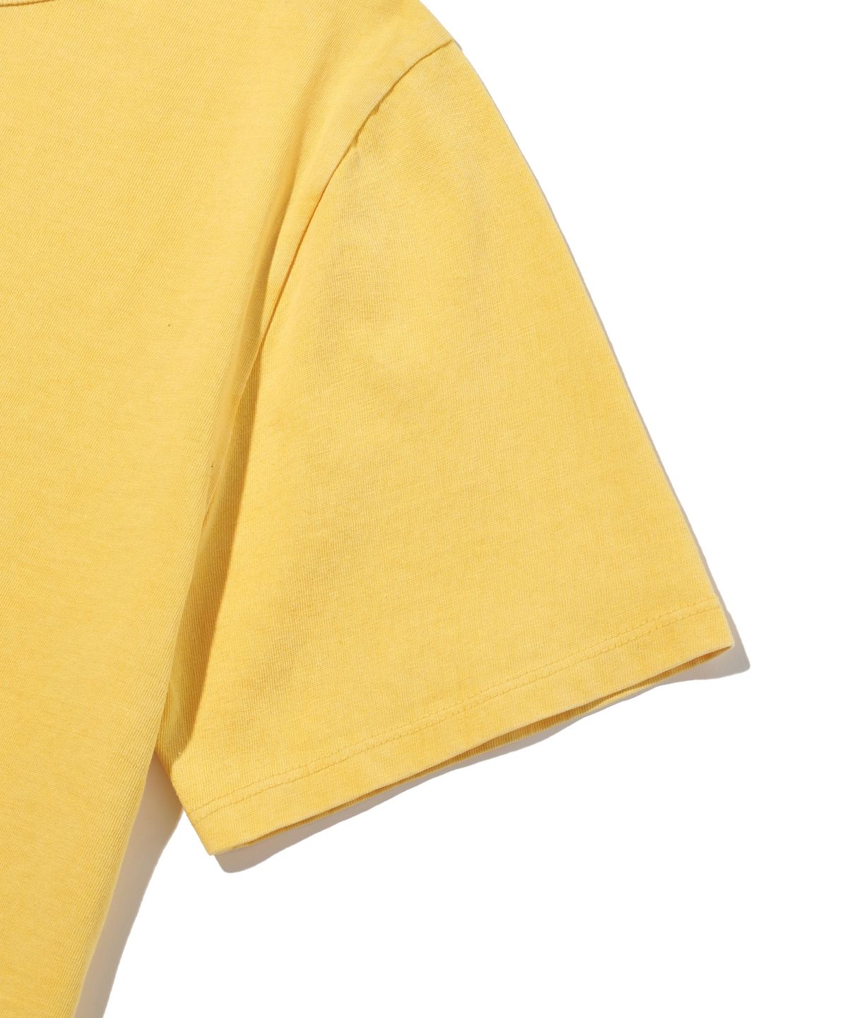 피지컬 디파트먼트(PHYSICAL DEPARTMENT) 우먼즈 선셋 크롭 반팔티셔츠_옐로우
