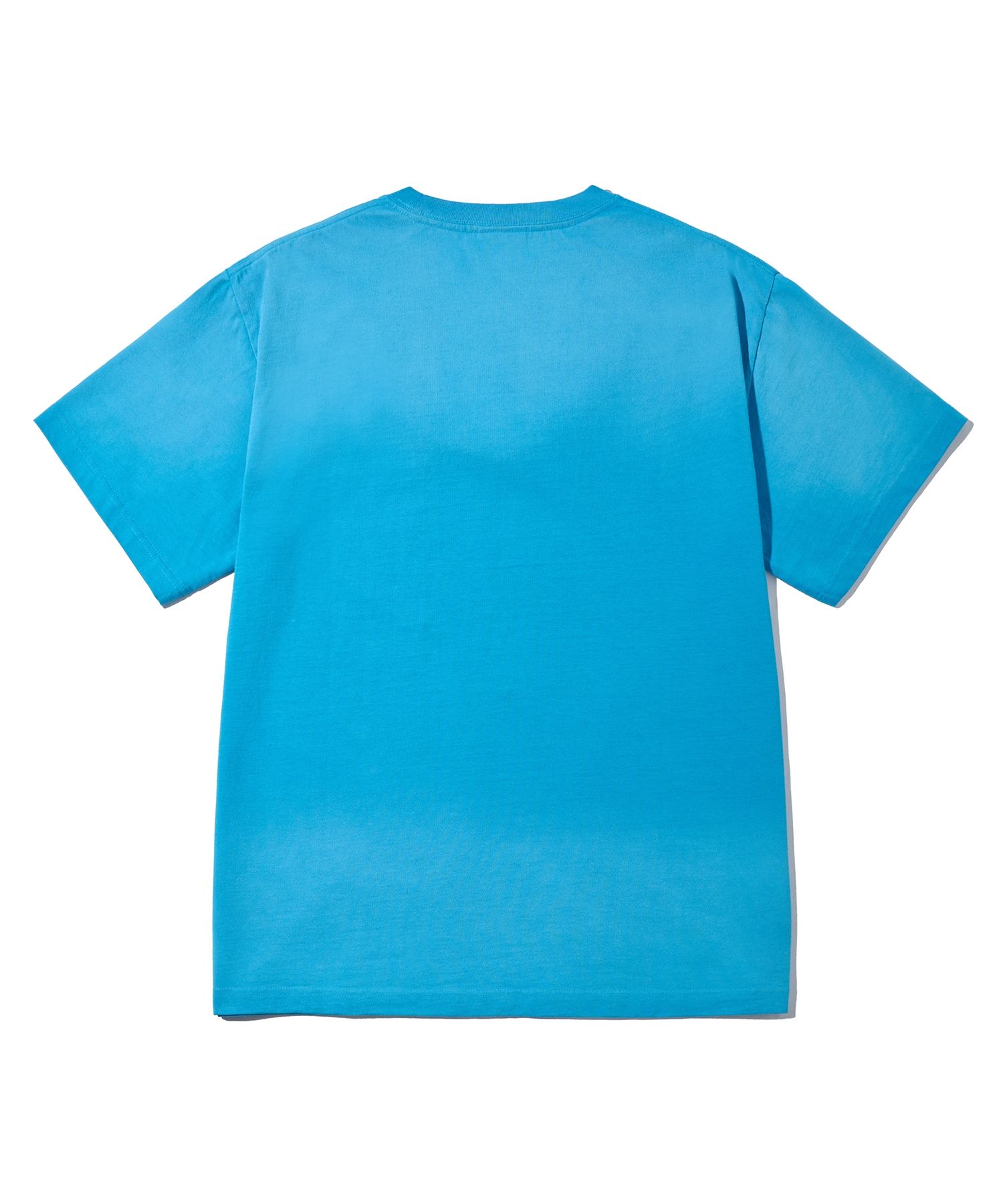 ★ Phyps Department★ Typo Spray Short Sleeve T-Shirt Charc MUSINSA | PHYPS Over typo spray short sleeve t-shirt_blue