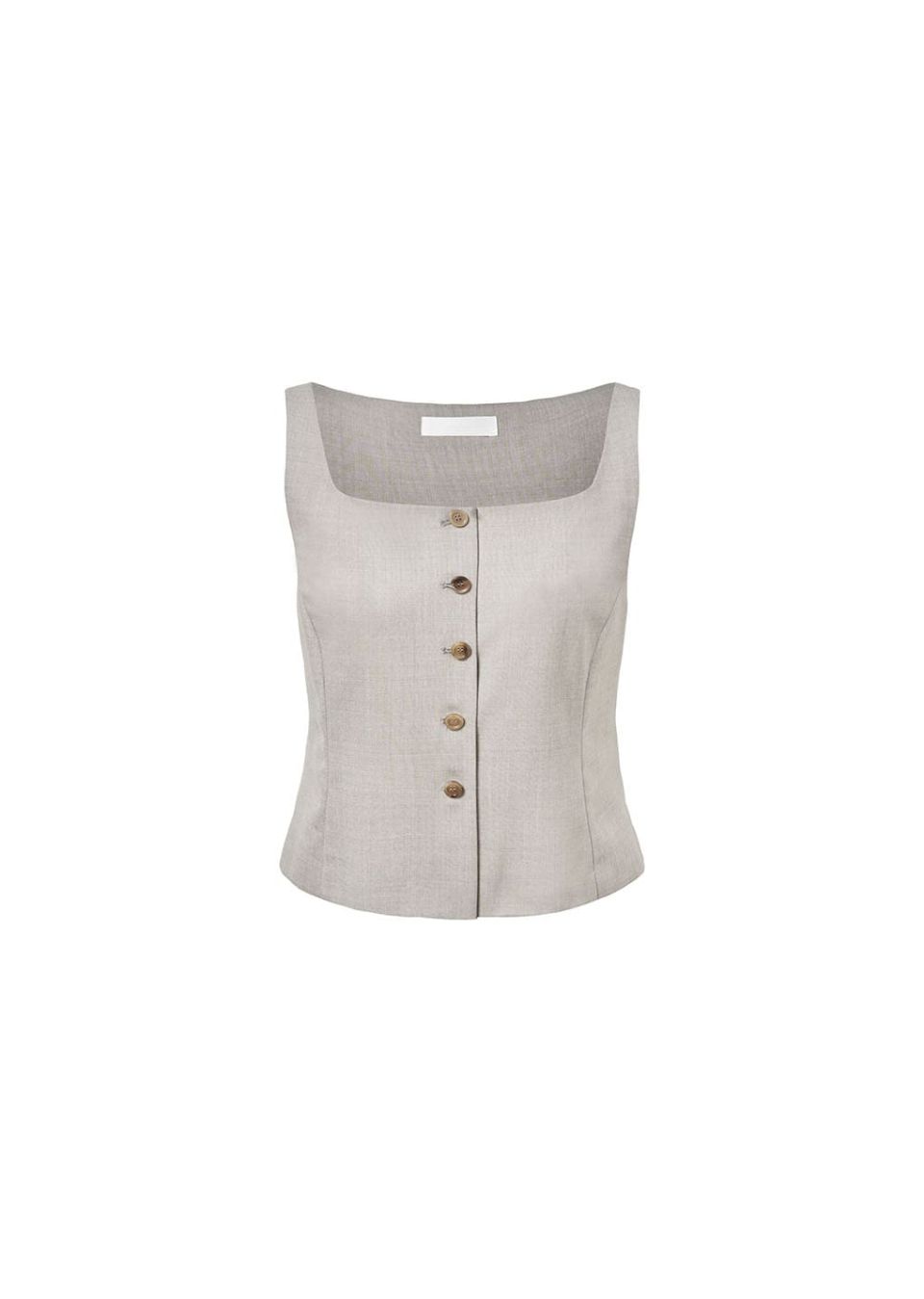 MUSINSA | AMOMENTO SCOOP NECK TWO WAY VEST