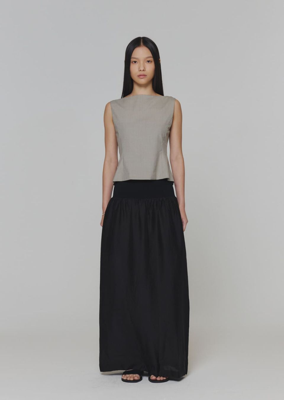AMOMENTO　SCOOP NECK TWO WAY VEST MUSINSA | AMOMENTO SCOOP NECK TWO WAY VEST