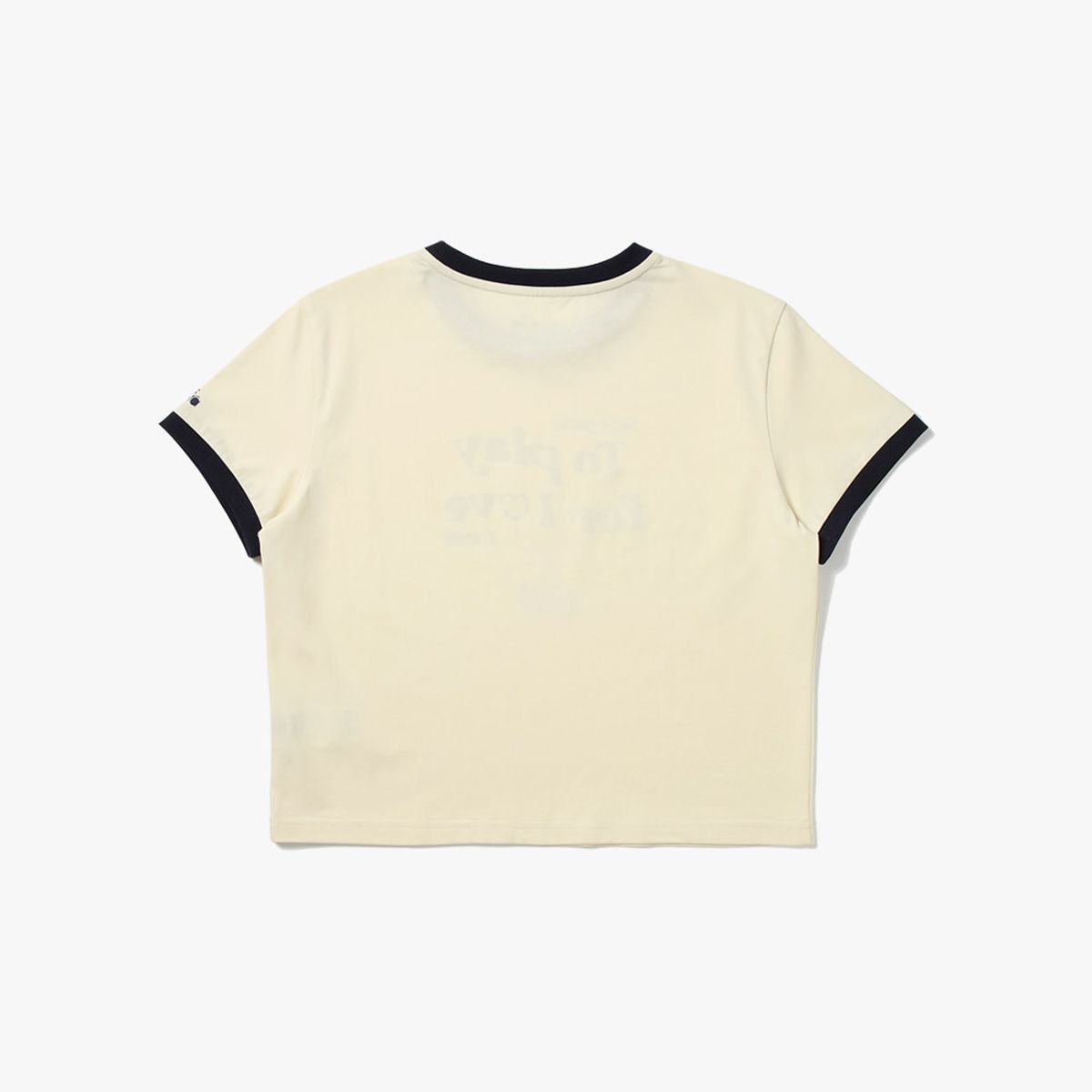 디아도라(diadora) 플레이포러브체리 링거 반팔 티셔츠 YELLOW