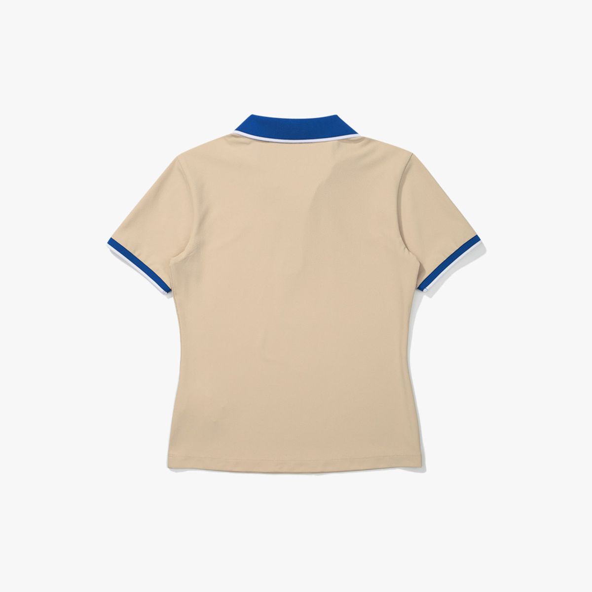 디아도라(diadora) 클래식 테니스 카라 반팔 티셔츠 우먼 BEIGE