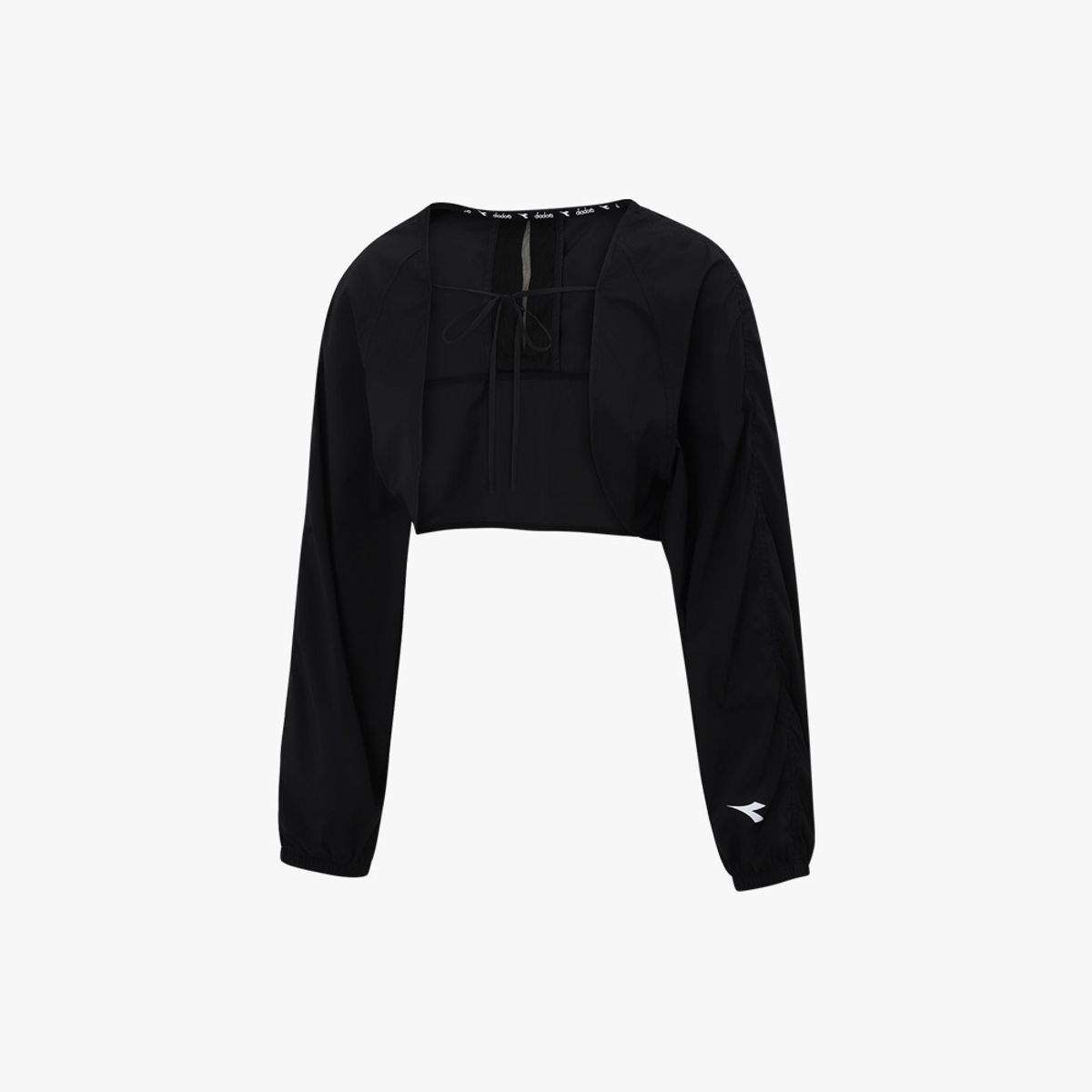 디아도라(diadora) 플레르 오픈 볼레로 자켓 우먼 BLACK