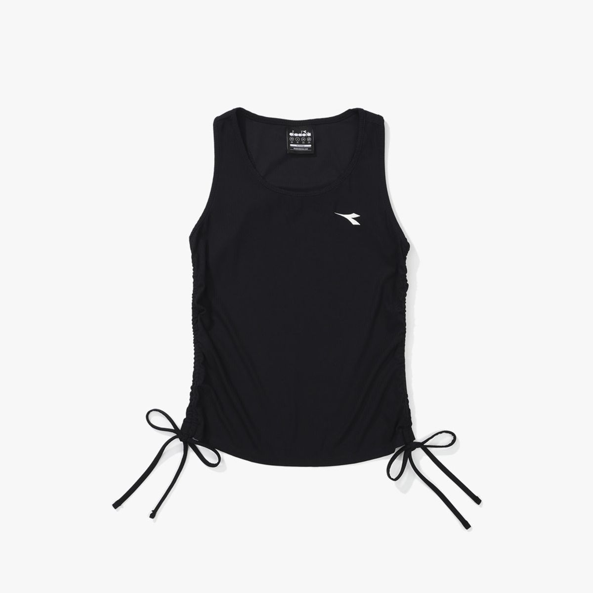 디아도라(diadora) 플레르 셔링 슬리브리스 우먼 BLACK