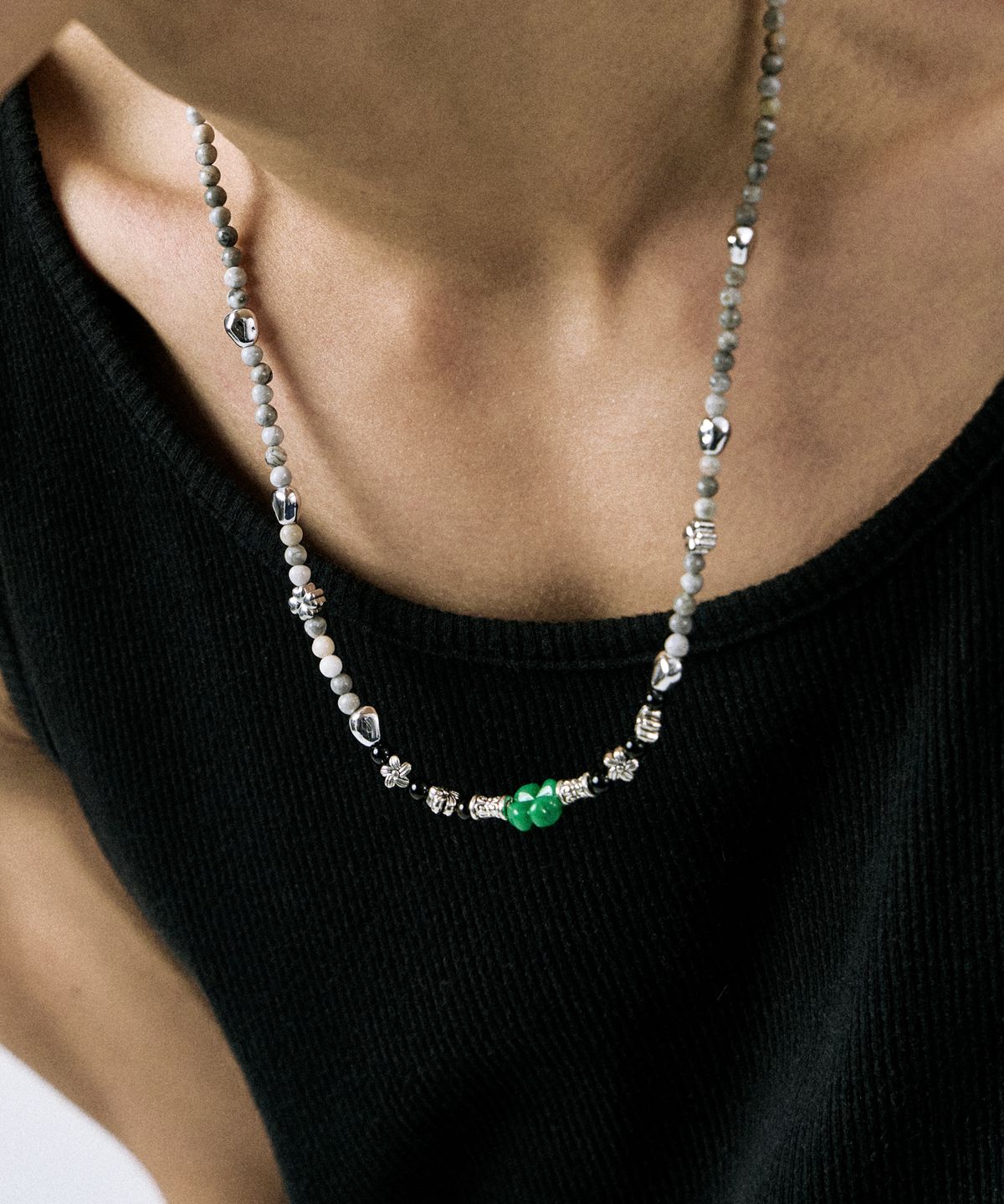 네이키드블러드(NAKEDBLOOD) [HANDMADE] LUCKY TRINKET Beads Necklace