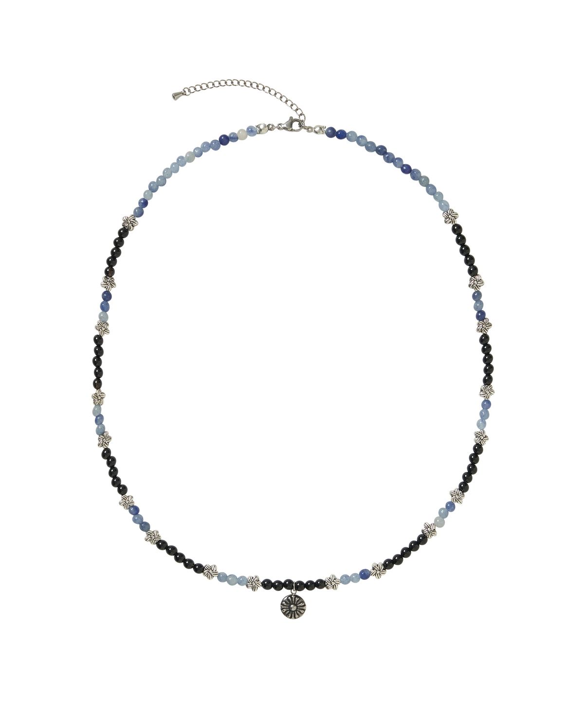 네이키드블러드(NAKEDBLOOD) [HANDMADE] MIDNIGHT BLOOM Beads Necklace