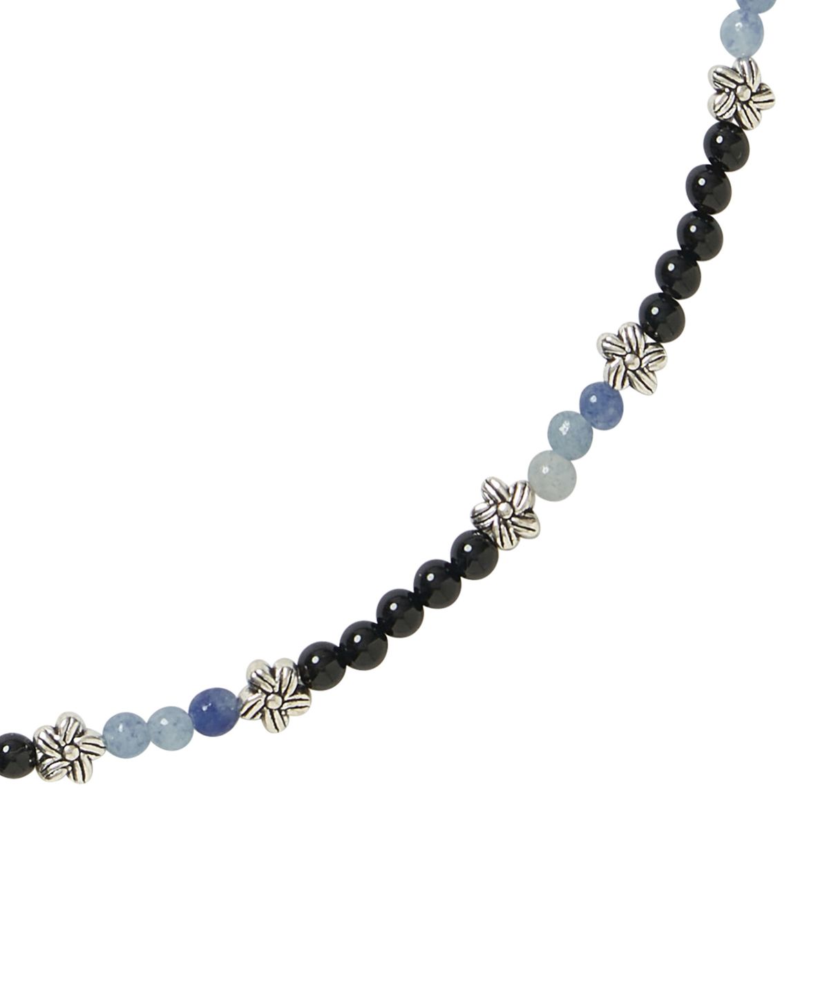 네이키드블러드(NAKEDBLOOD) [HANDMADE] MIDNIGHT BLOOM Beads Necklace