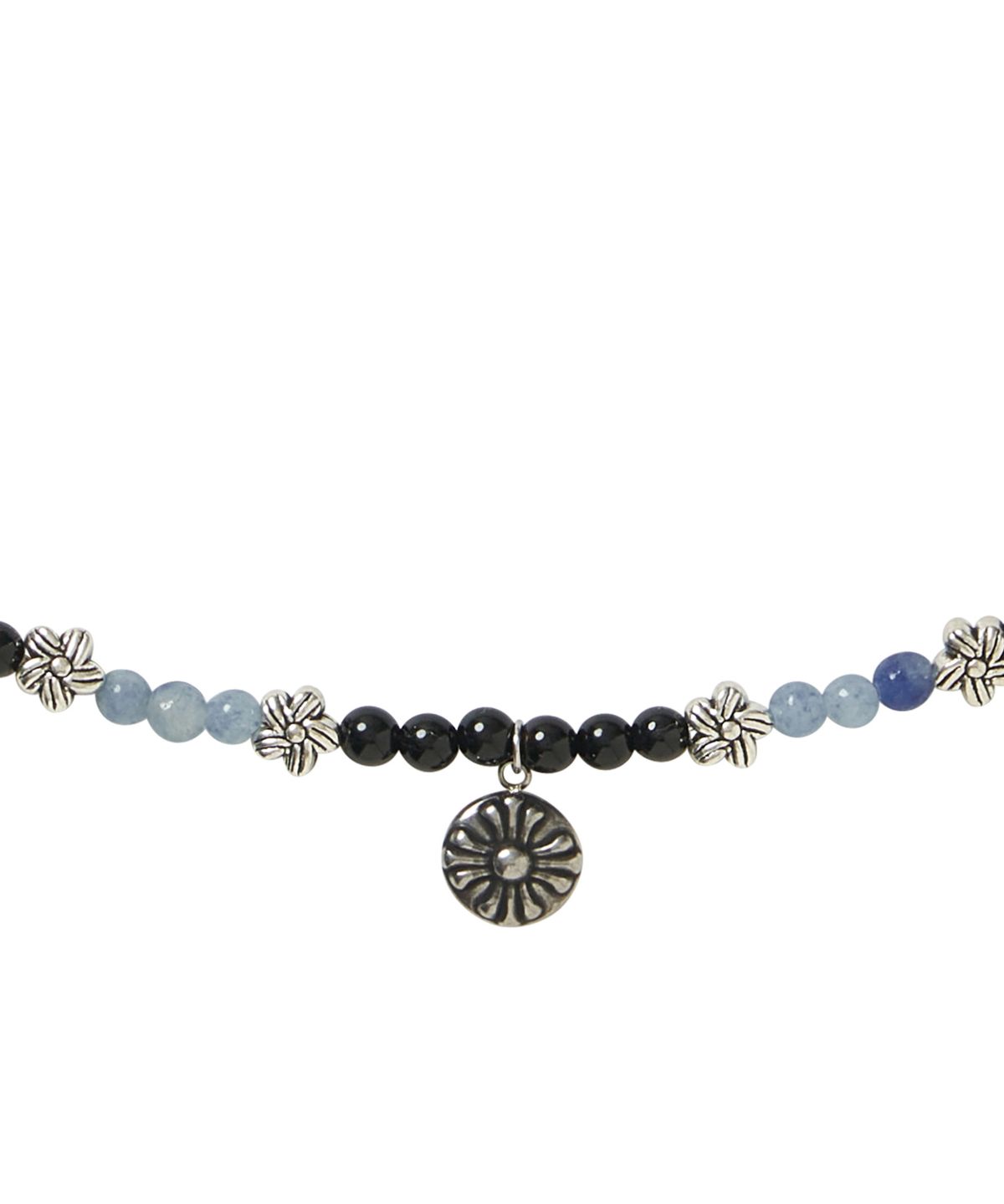 네이키드블러드(NAKEDBLOOD) [HANDMADE] MIDNIGHT BLOOM Beads Necklace