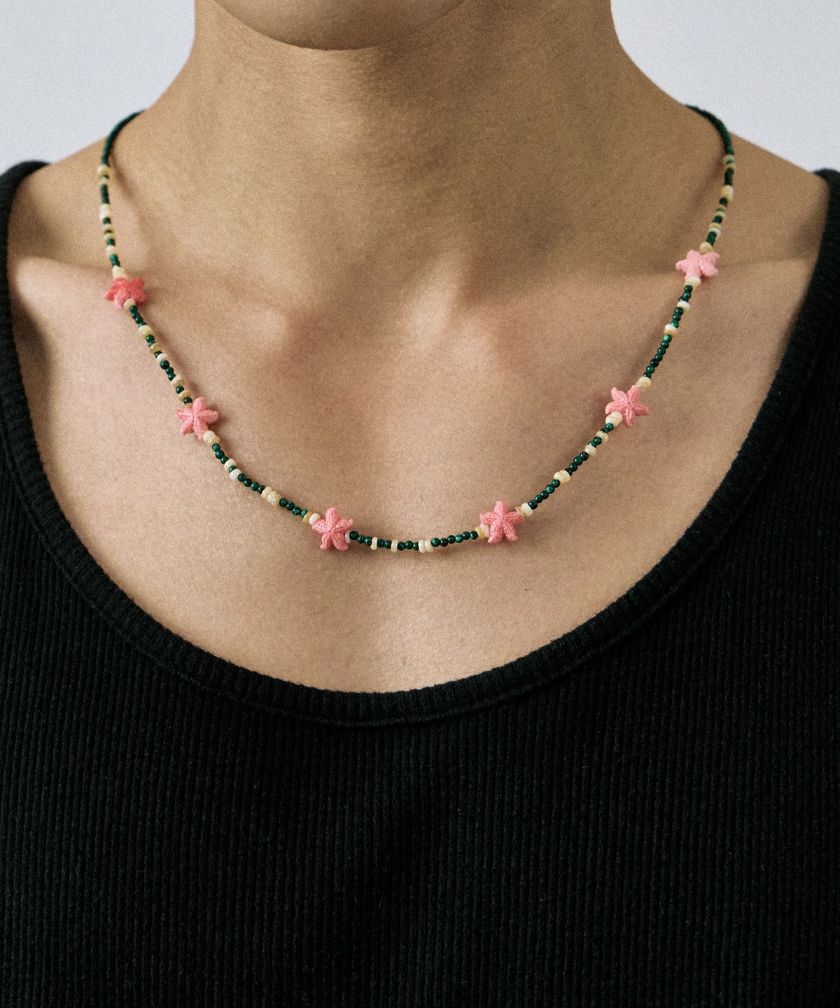 네이키드블러드(NAKEDBLOOD) [HANDMADE] STARFISH Beads Necklace