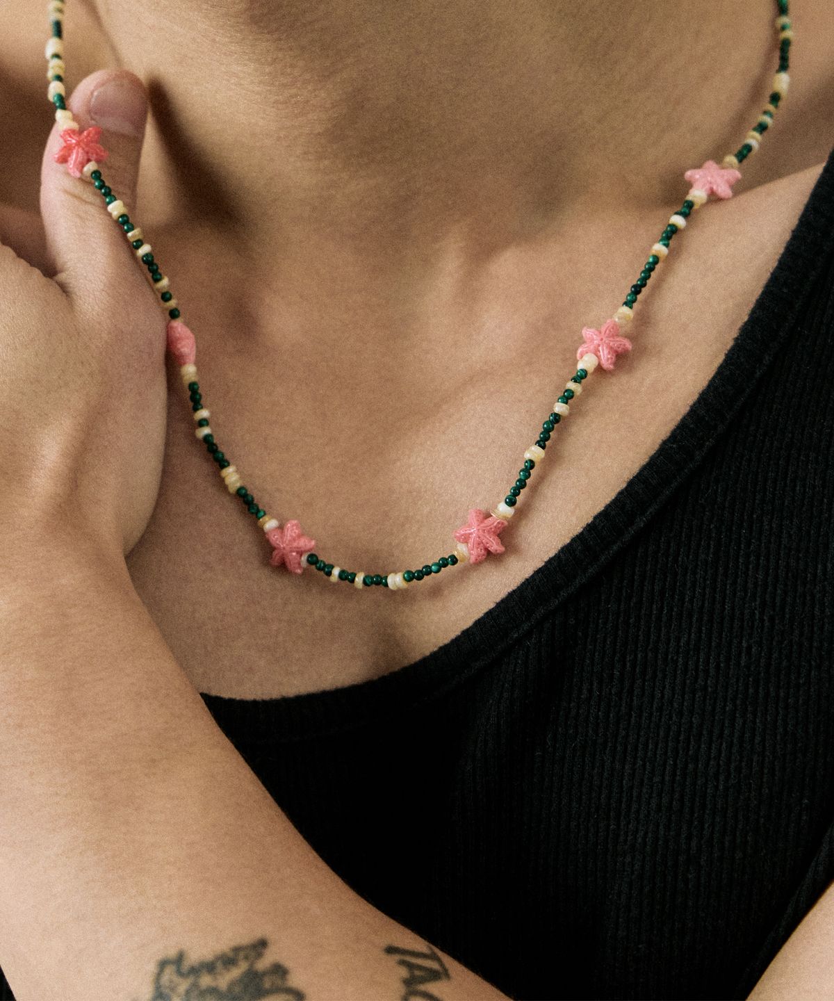 네이키드블러드(NAKEDBLOOD) [HANDMADE] STARFISH Beads Necklace