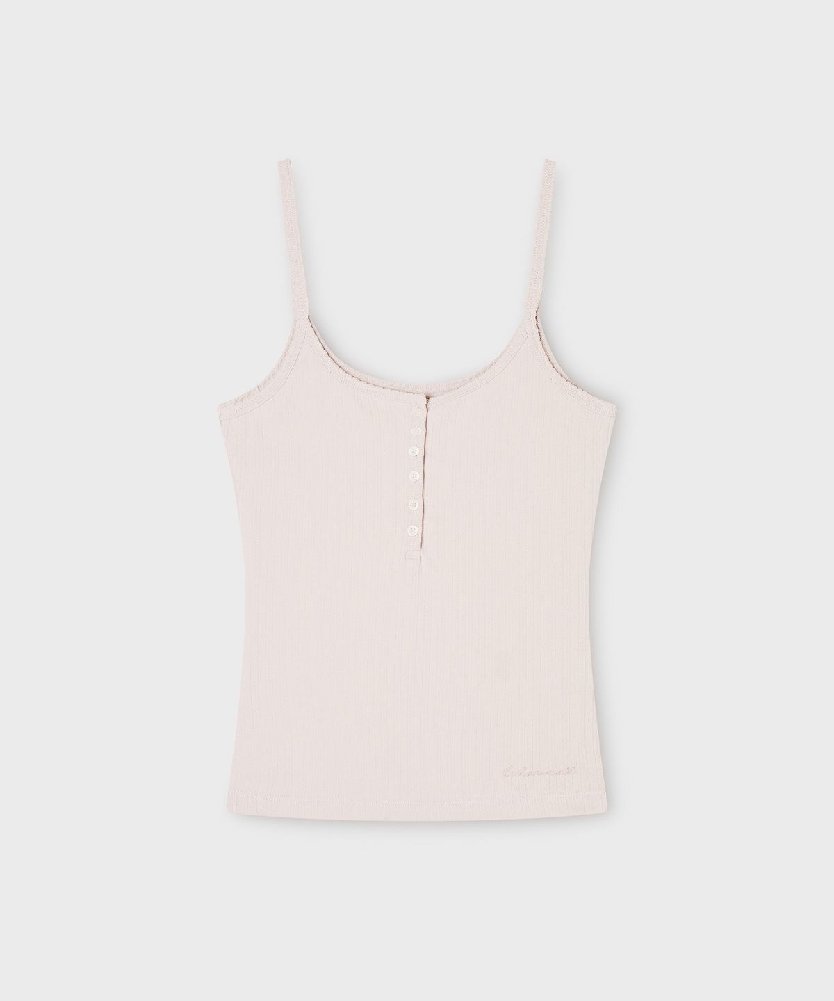 후아유(WHO.A.U) Eyelet Henry Neck Sleeveless / WHRNG2522F