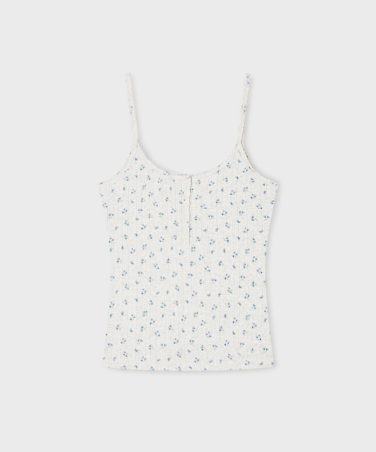 후아유(WHO.A.U) Eyelet Henry Neck Sleeveless / WHRNG2522F