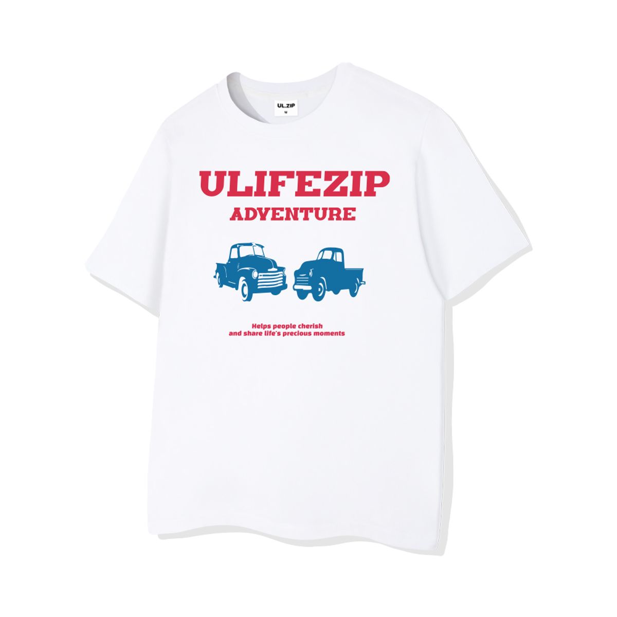 유라이프지(ULIFEZIP) 더블카 오버핏 반팔티 5 Color [ULZE_0005]