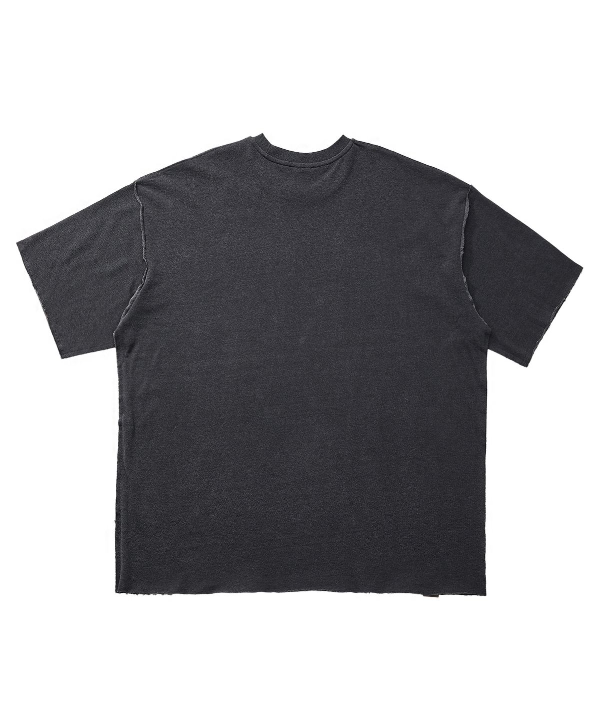 어낫띵(A NOTHING) PAISLEY PRT. CUT-OUT 1/2 TEE (Charcoal)