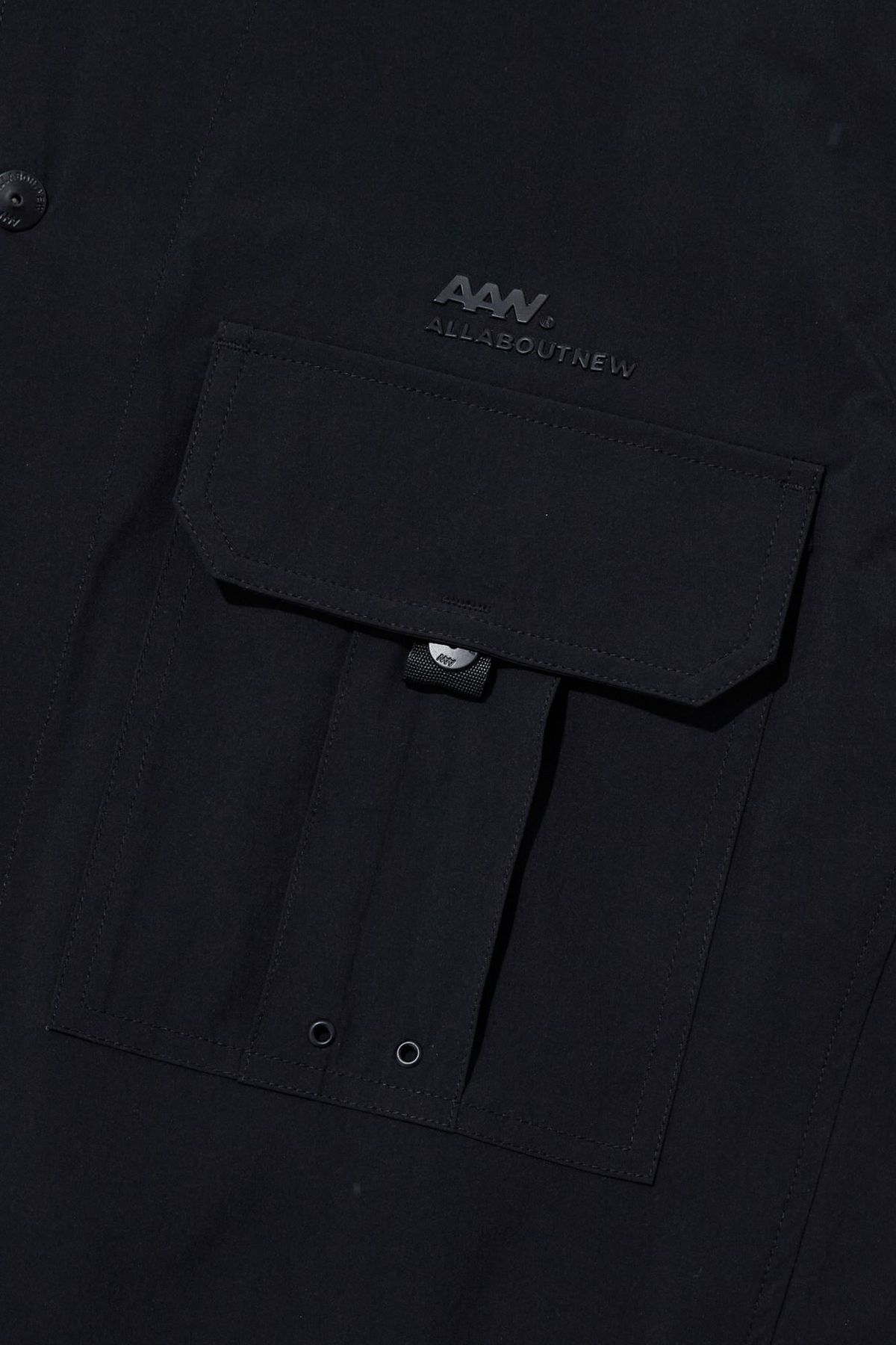 올어바웃뉴(ALL ABOUT NEW) 아우터ST 워크 반팔셔켓 블랙 ANZ2YS03ABK