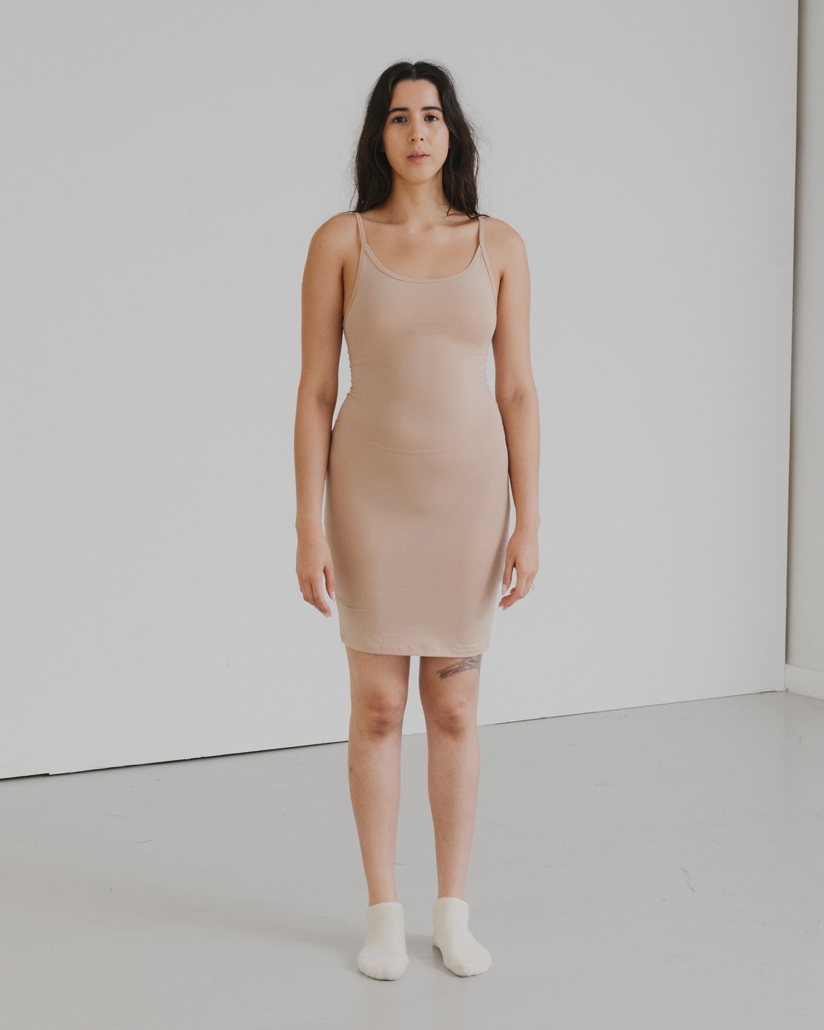 베이스레인지(BASERANGE) SLIP DRESS (BAMBOO LYOCELL ELAST)