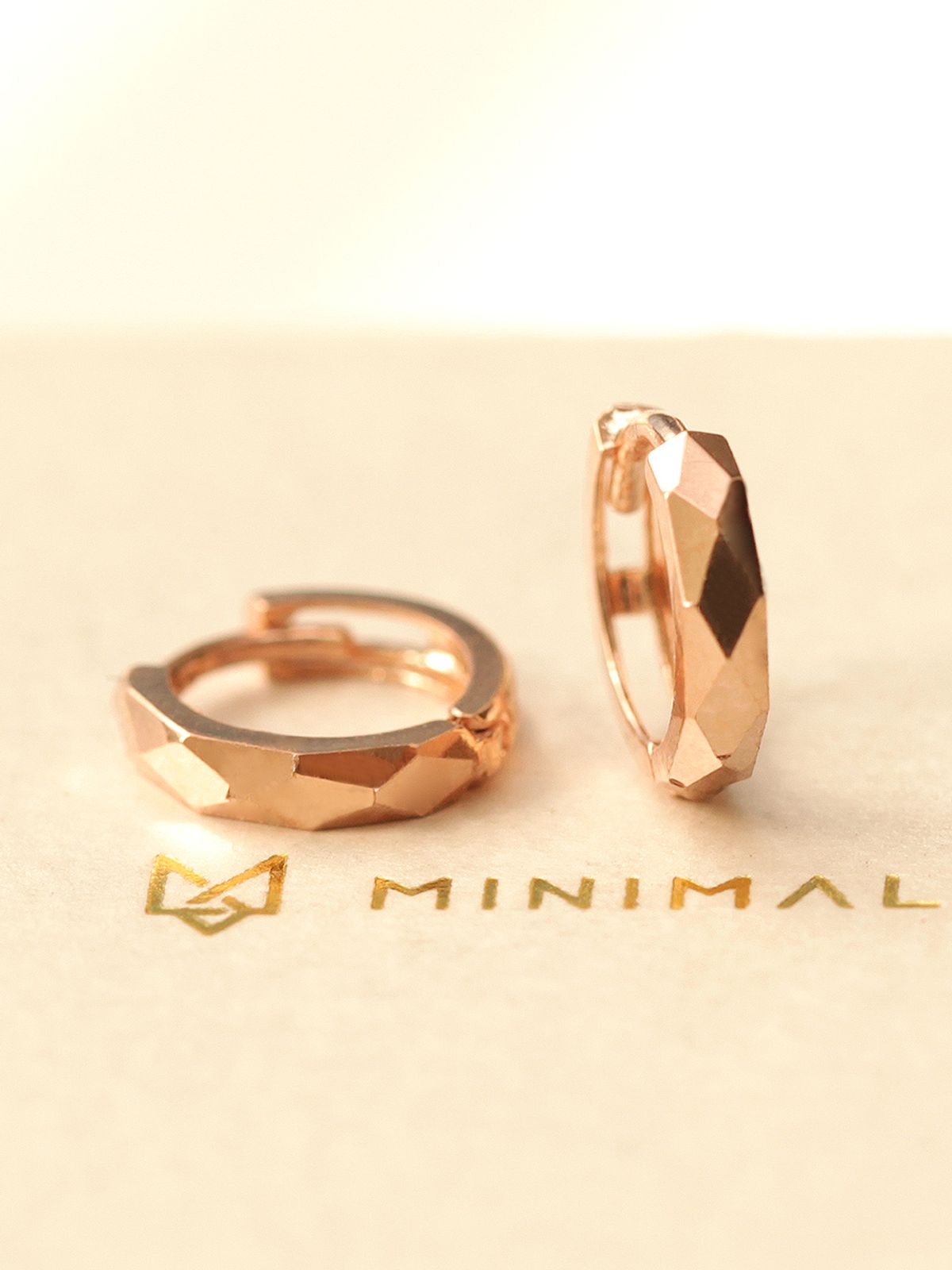 미니멀피어싱(MINIMALPIERCING) 14K 데일리 컷팅 원터치 링피어싱 귀걸이