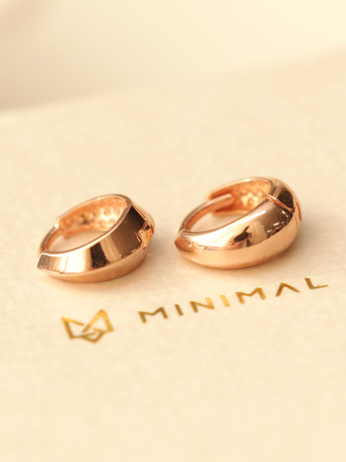 미니멀피어싱(MINIMALPIERCING) 14K 미니 볼드 원터치 링 피어싱 귀걸이