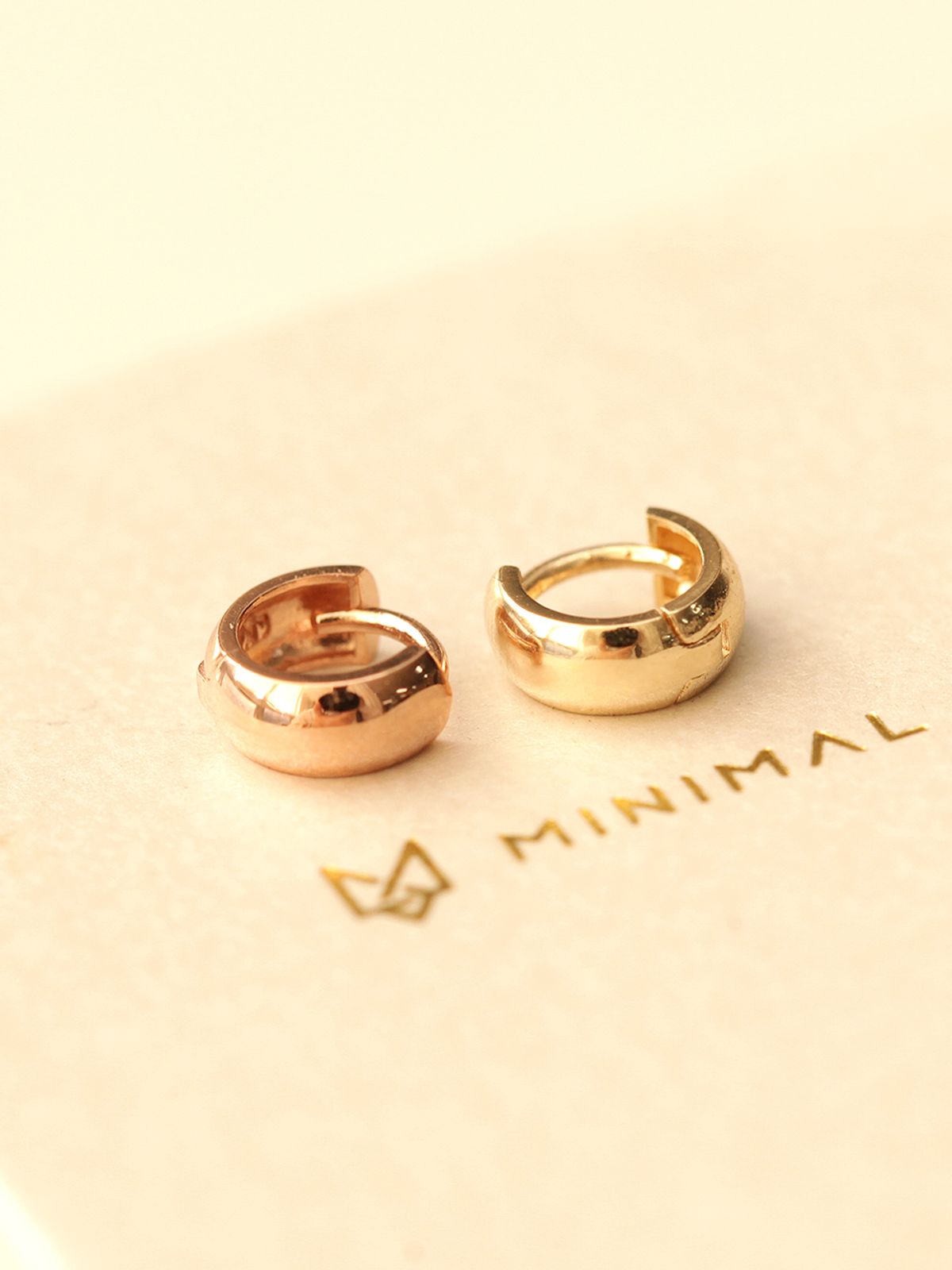 미니멀피어싱(MINIMALPIERCING) 14K 미니 귓바퀴 원터치 링 피어싱 귀걸이