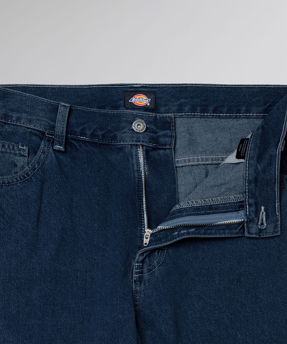 디키즈(DICKIES) 더블니 85283 루즈핏 데님팬츠 Indigo Blue