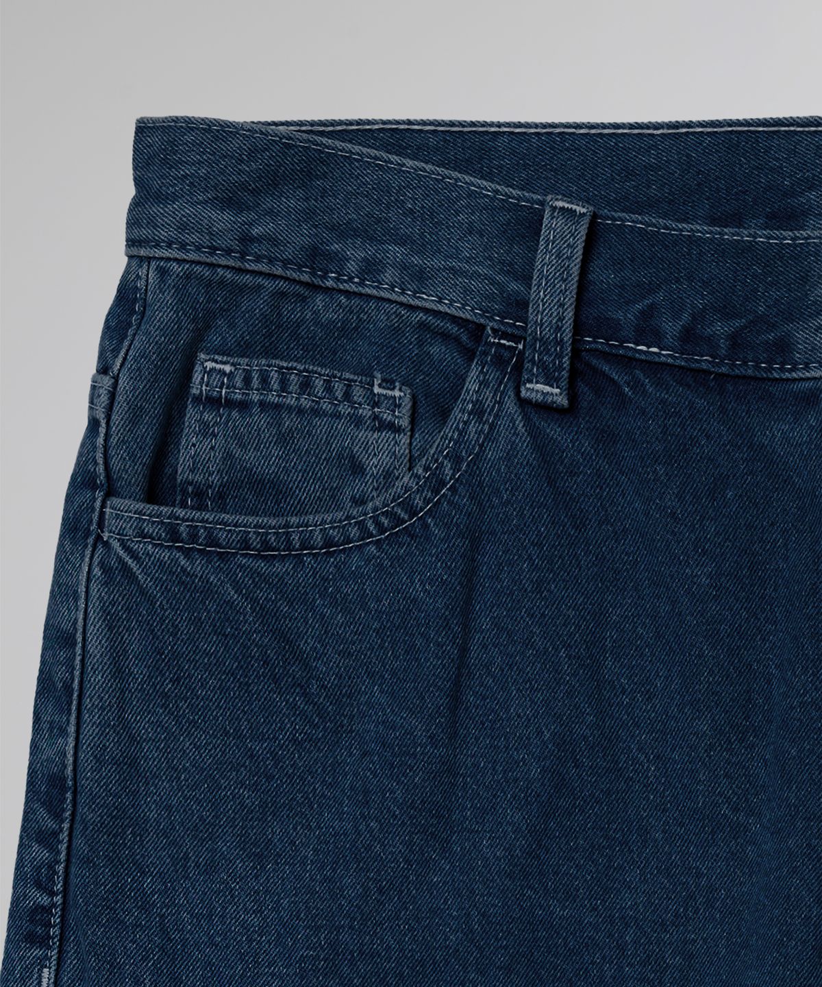 디키즈(DICKIES) 더블니 85283 루즈핏 데님팬츠 Indigo Blue