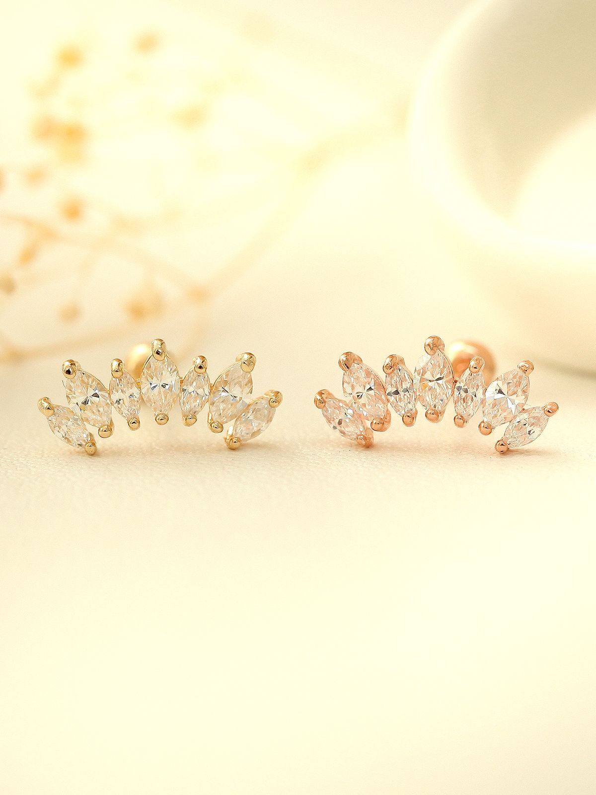미니멀피어싱(MINIMALPIERCING) 14K 티아라 피어싱 귀걸이