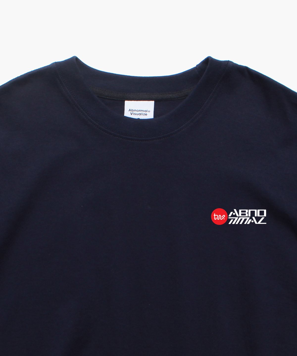 앱놀머씽(ABNORMALTHING) RS 베이직 미니 티셔츠 네이비 (RS BASIC MINI T-SHIRT NAVY)