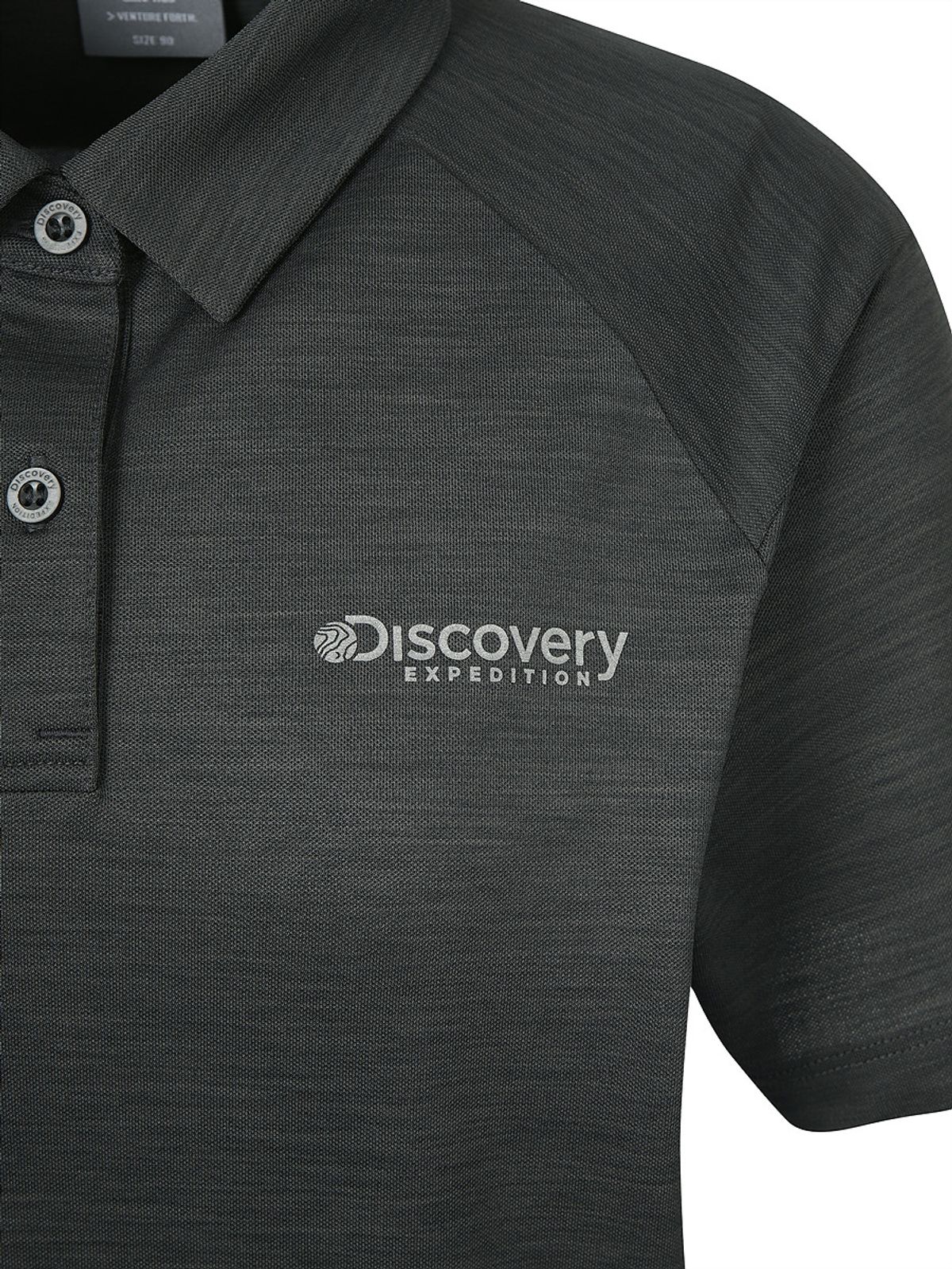 디스커버리 익스페디션(DISCOVERY EXPEDITION) 여성 라글란 UV차단 카라티 (D.GREY)