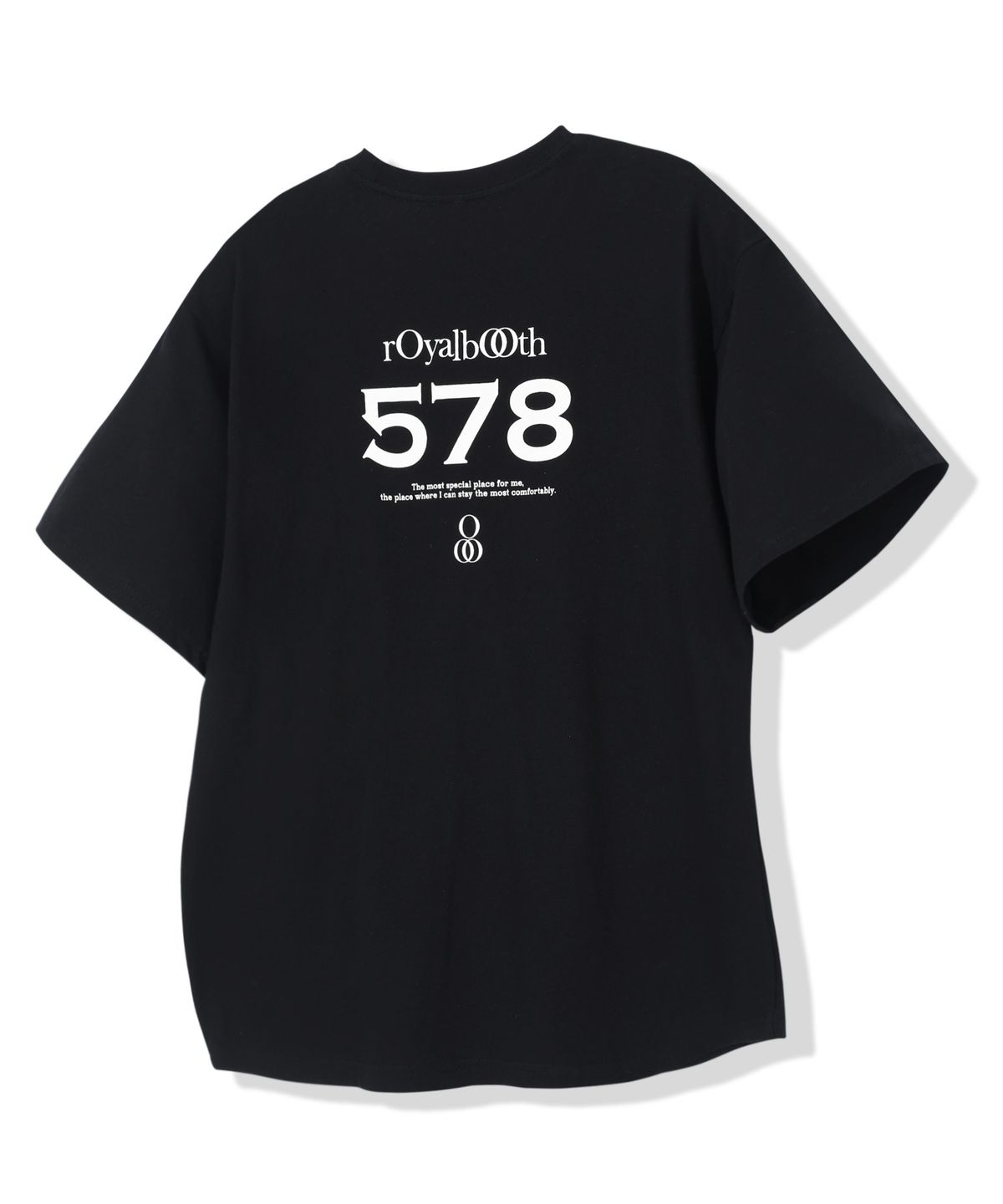 로얄부스(ROYALBOOTH) 로얄 넘버 578 반팔 티셔츠 [블랙]
