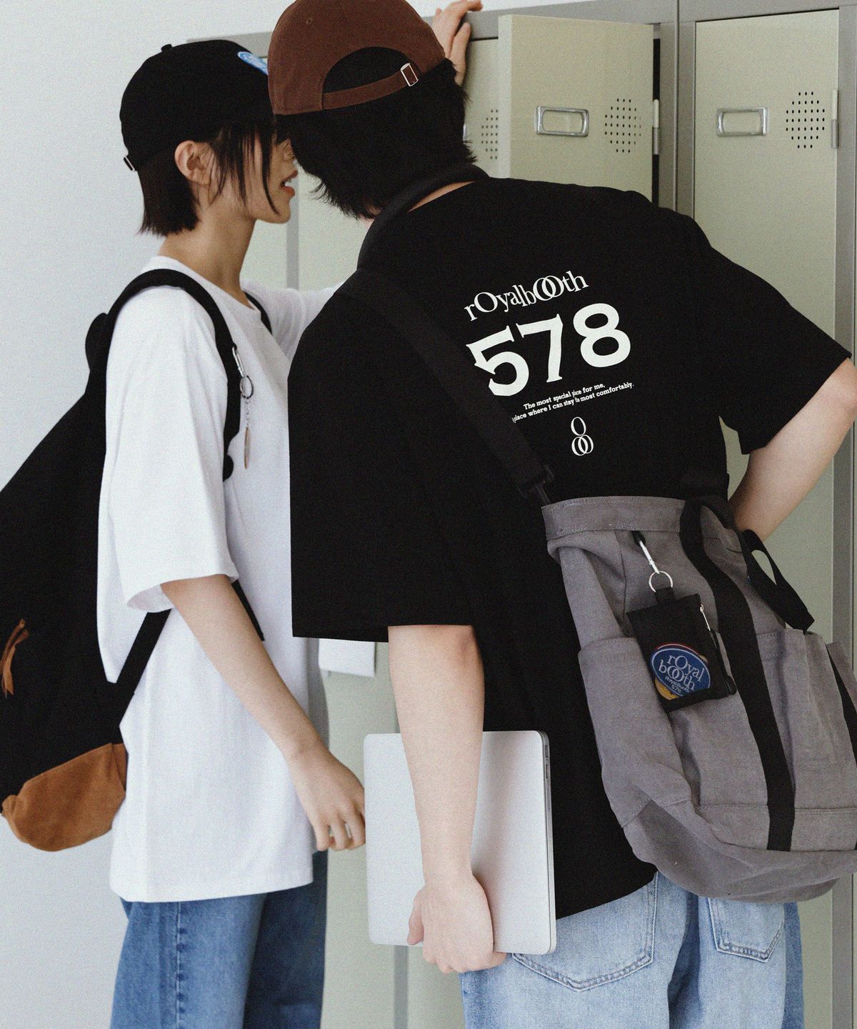 로얄부스(ROYALBOOTH) 로얄 넘버 578 반팔 티셔츠 [블랙]