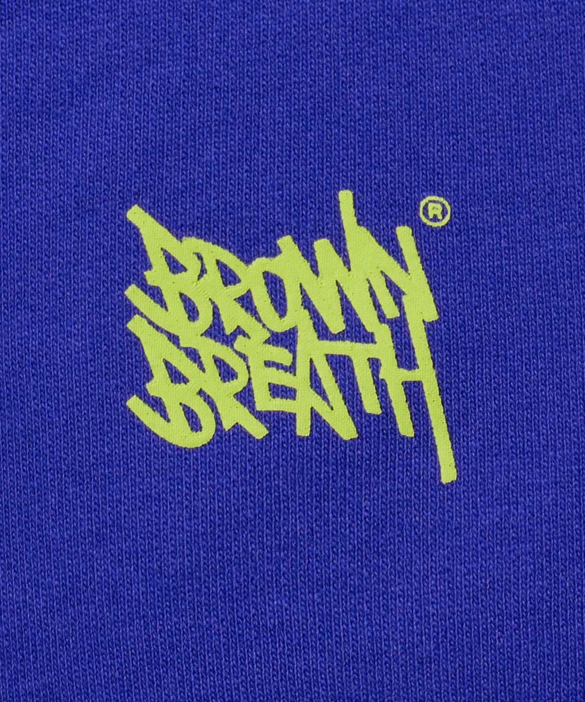 브라운브레스 키즈(BROWNBREATH KIDS) KIDS TAG COTTON SHORTS - BLUE