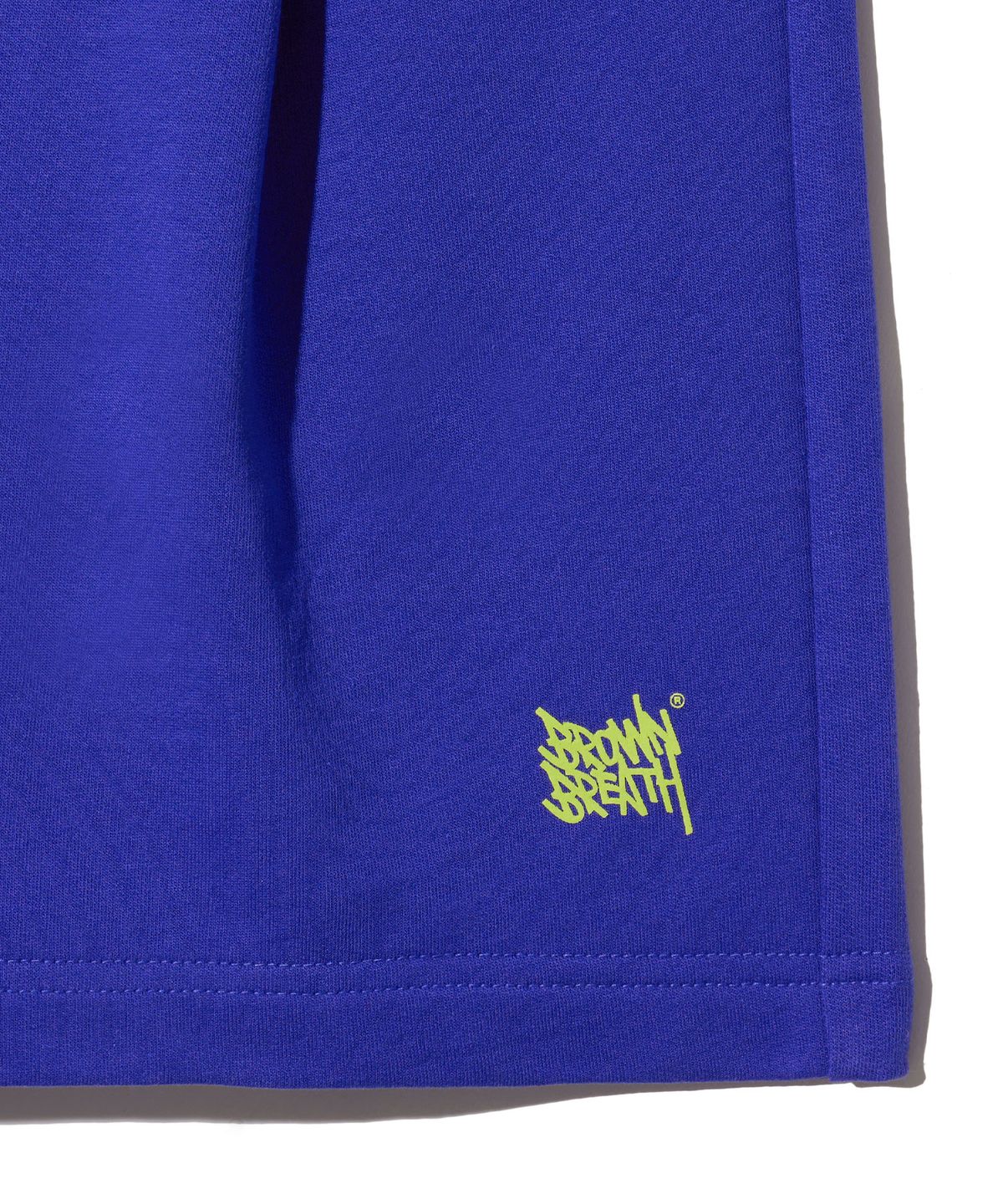 브라운브레스 키즈(BROWNBREATH KIDS) KIDS TAG COTTON SHORTS - BLUE