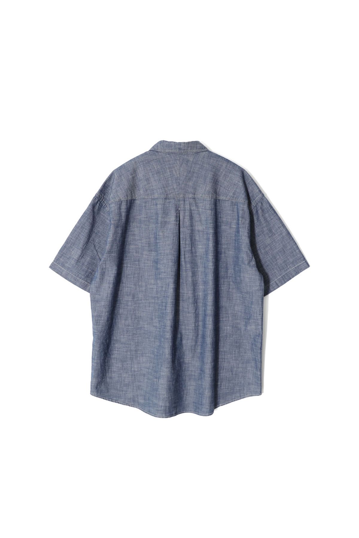 홀리선(HORLISUN) Poole selvedge Dungaree Shirt Dark Navy