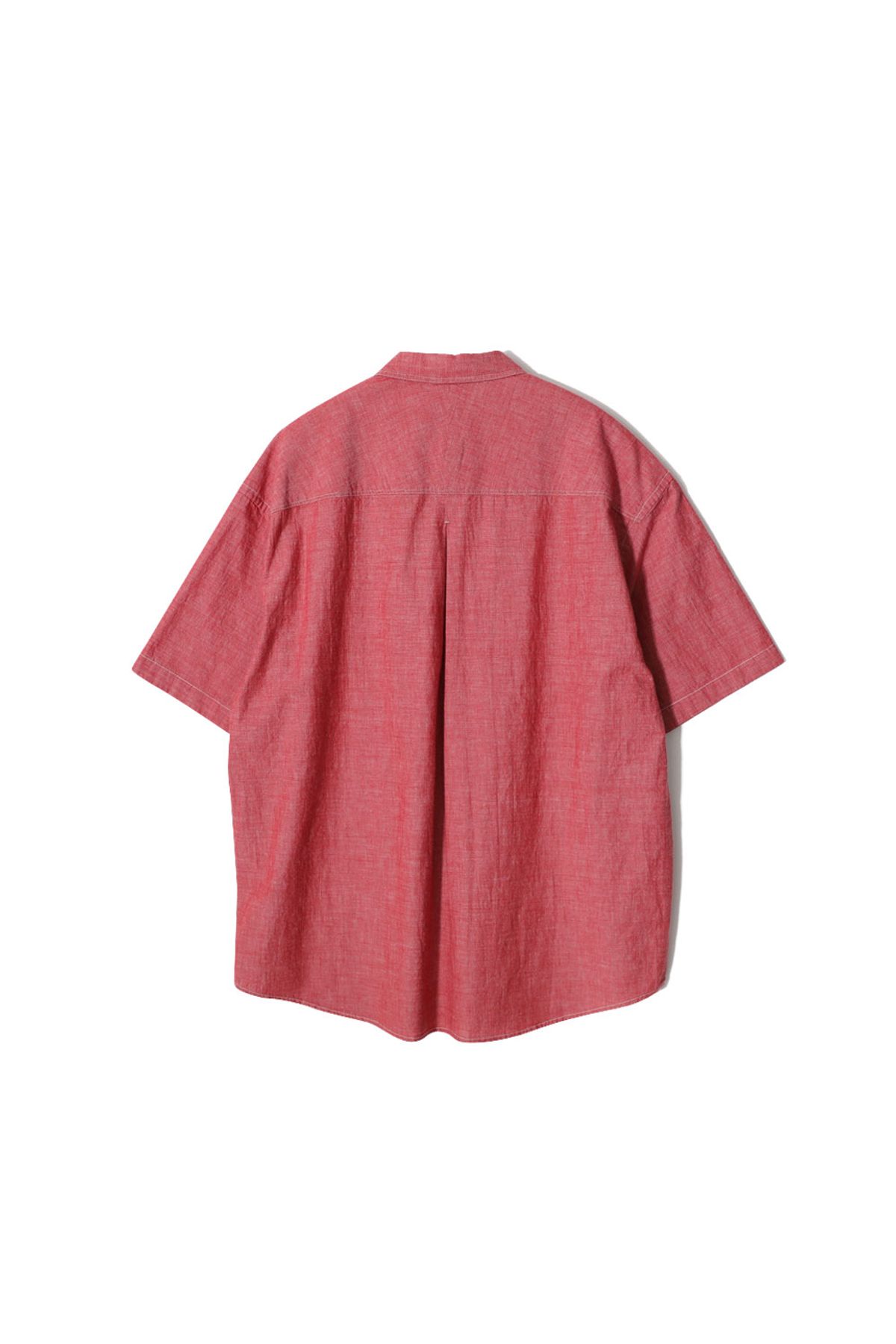 홀리선(HORLISUN) Poole selvedge Dungaree Shirt Red
