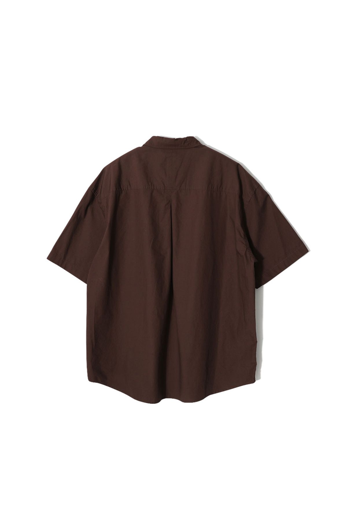 홀리선(HORLISUN) Poole Extra Typewriter Shirt Chocolate Brown