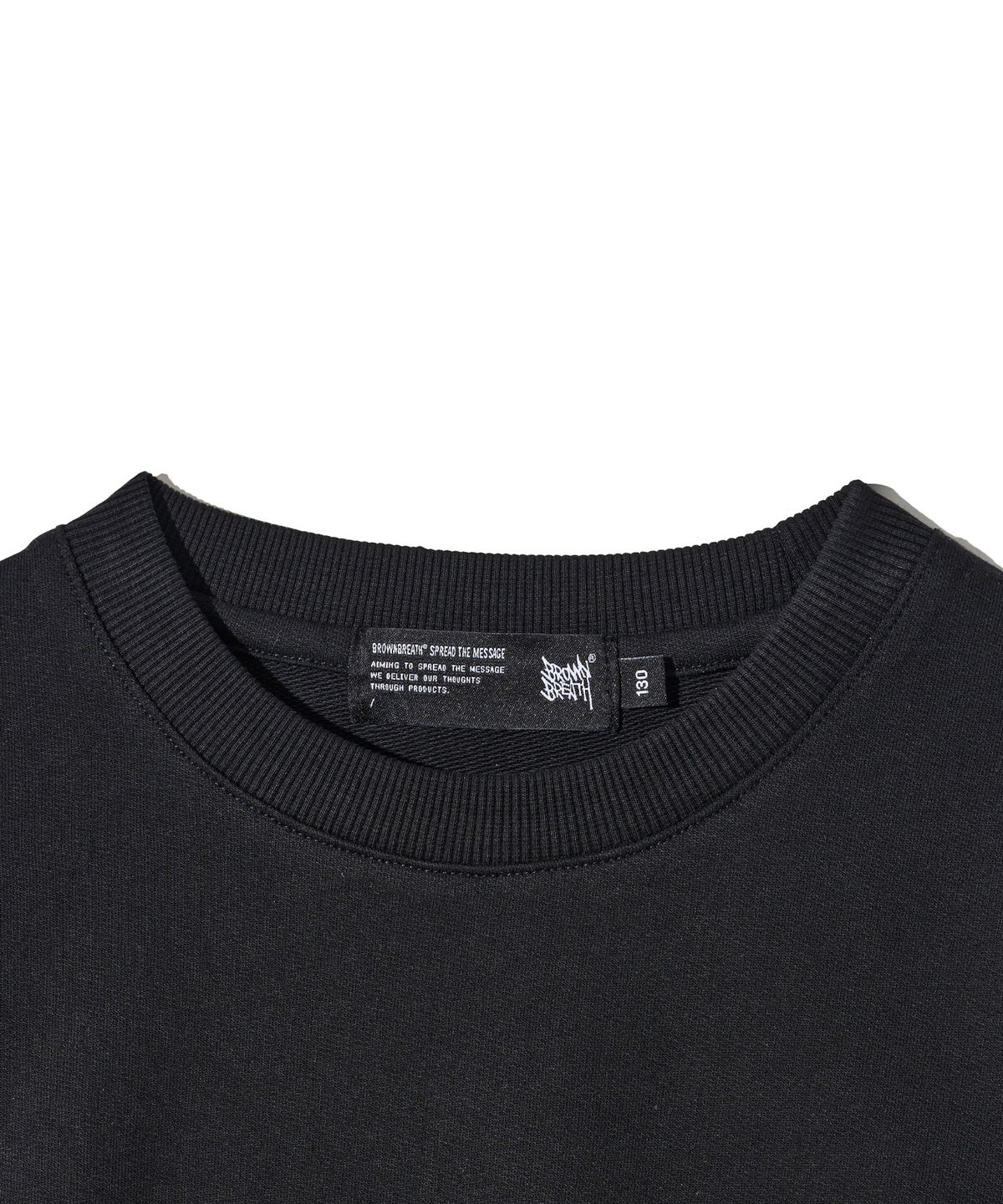 브라운브레스 키즈(BROWNBREATH KIDS) KIDS NEON TAG MTM TEE - BLACK
