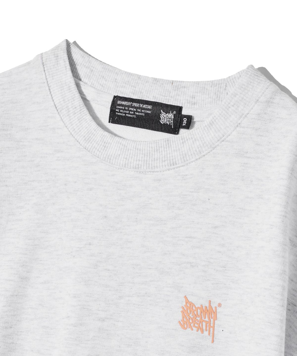 브라운브레스 키즈(BROWNBREATH KIDS) KIDS TAG MTM TEE - ASH